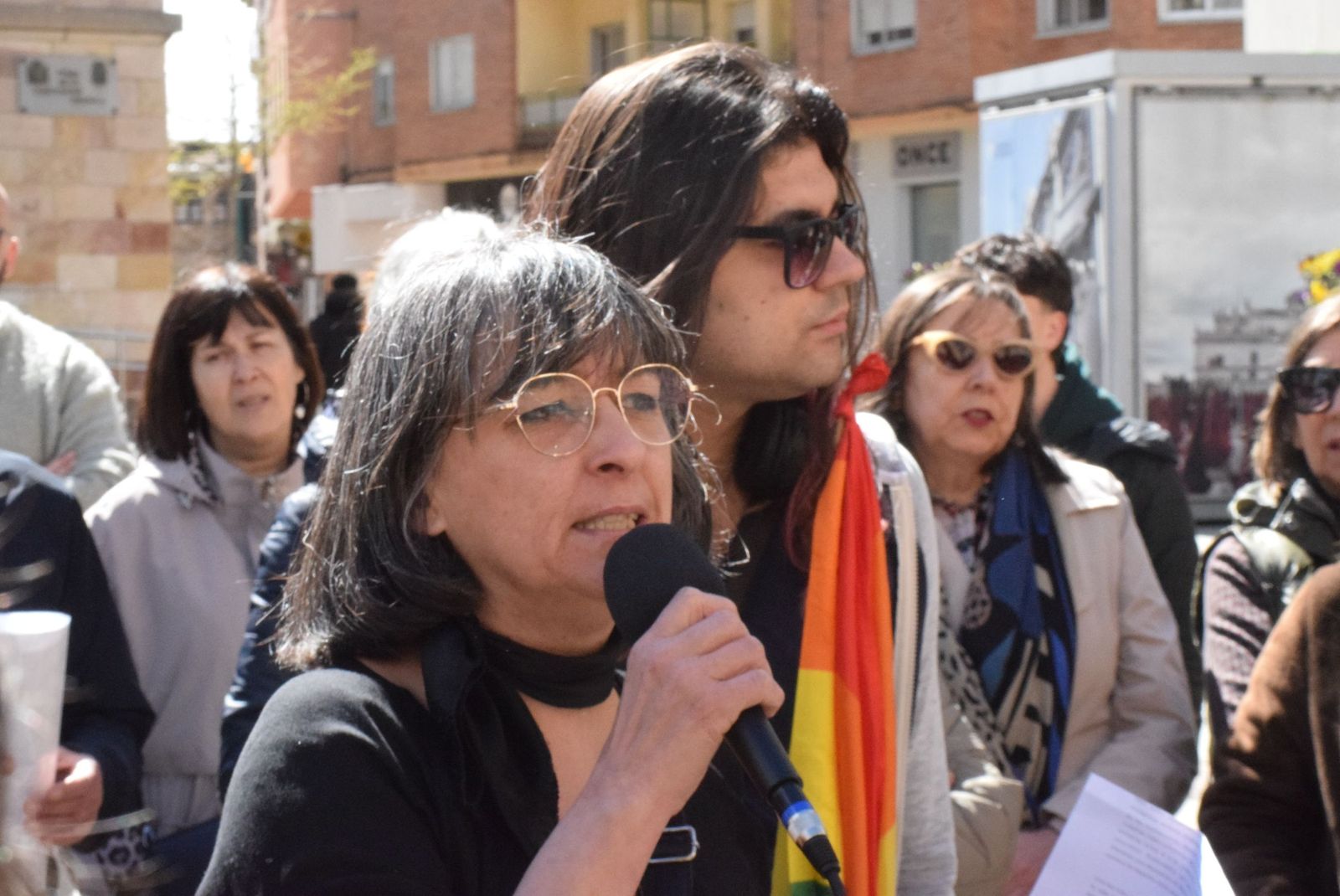 GALERÍA | La concentración en apoyo a Miss Trans Zamora tras su agresión, en imágenes