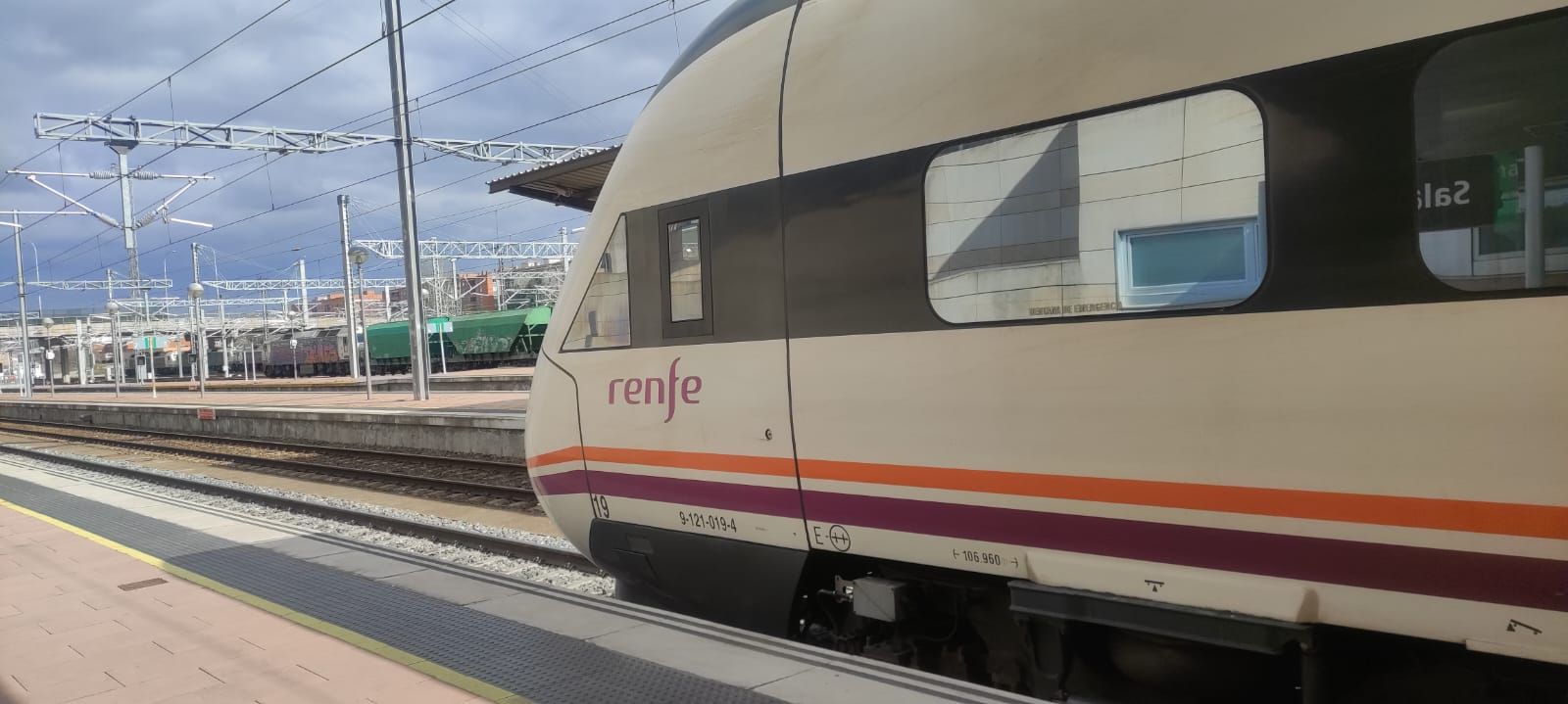 Estación de trenes de Salamanca. Foto de archivo