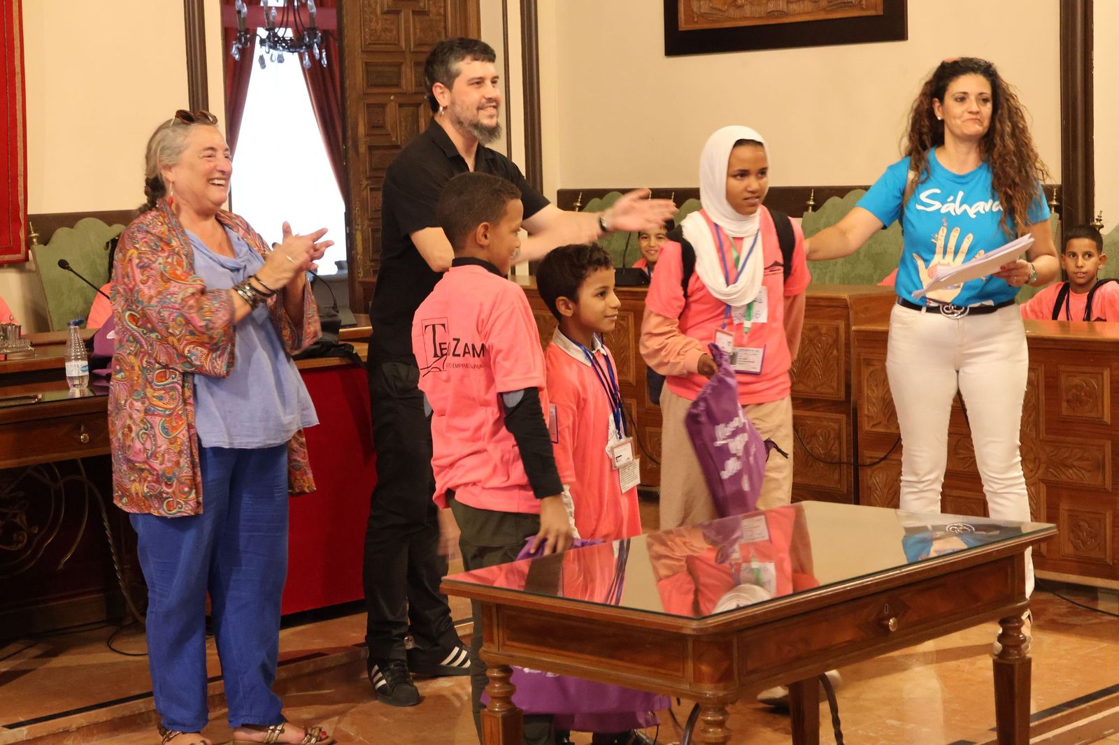 Llegada de los niños Saharauis y encuentro con las familias de acogida