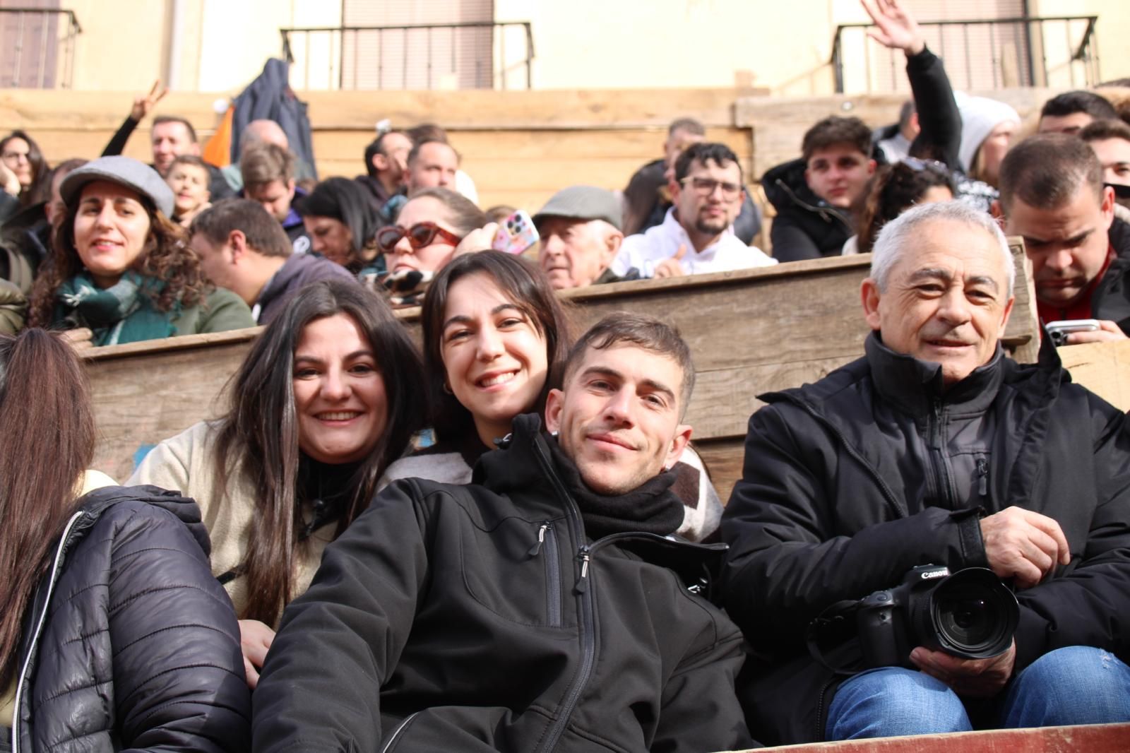 Ambiente del Encierro tradicional del lunes 17 de febrero