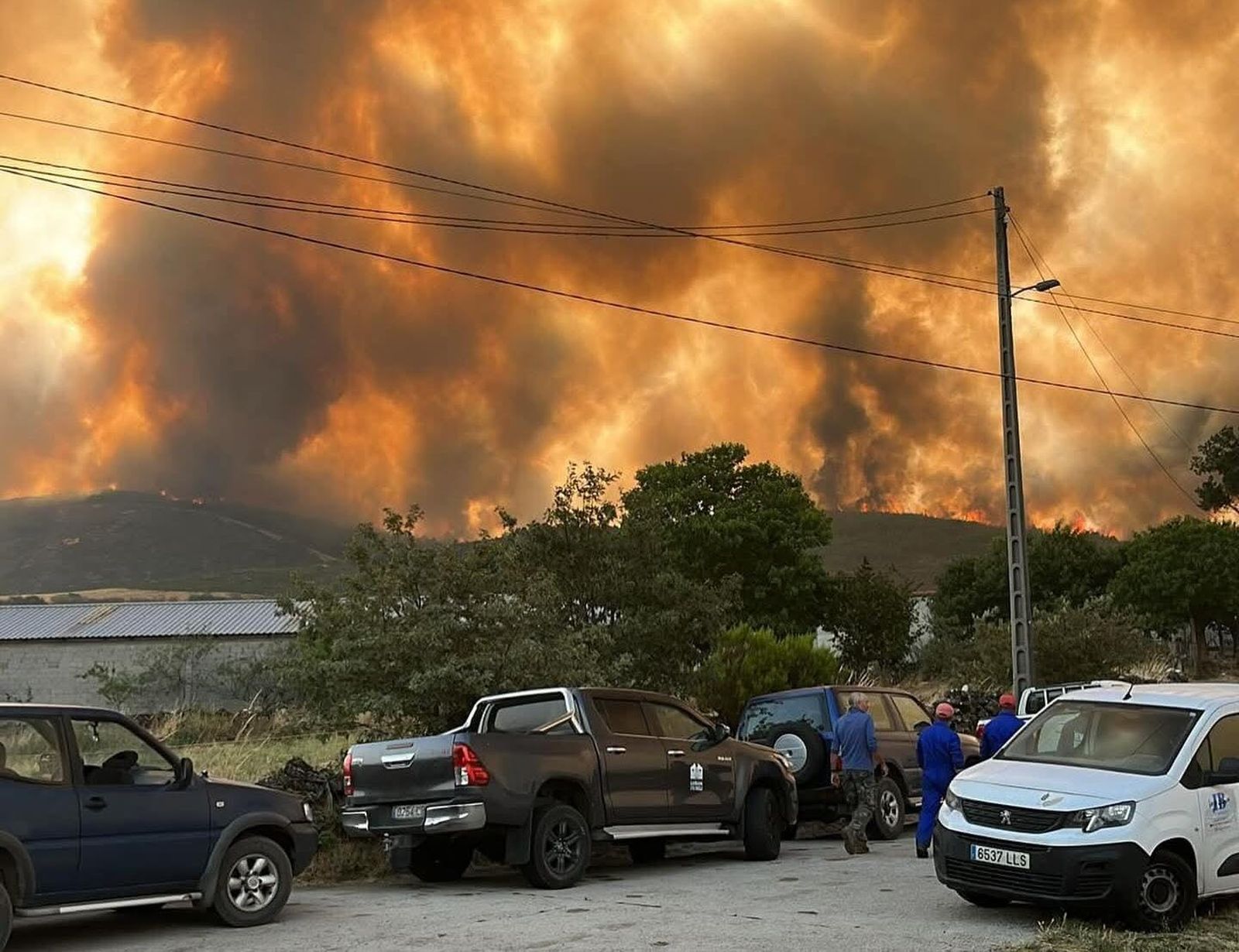 Incendio en Alta Sanabria