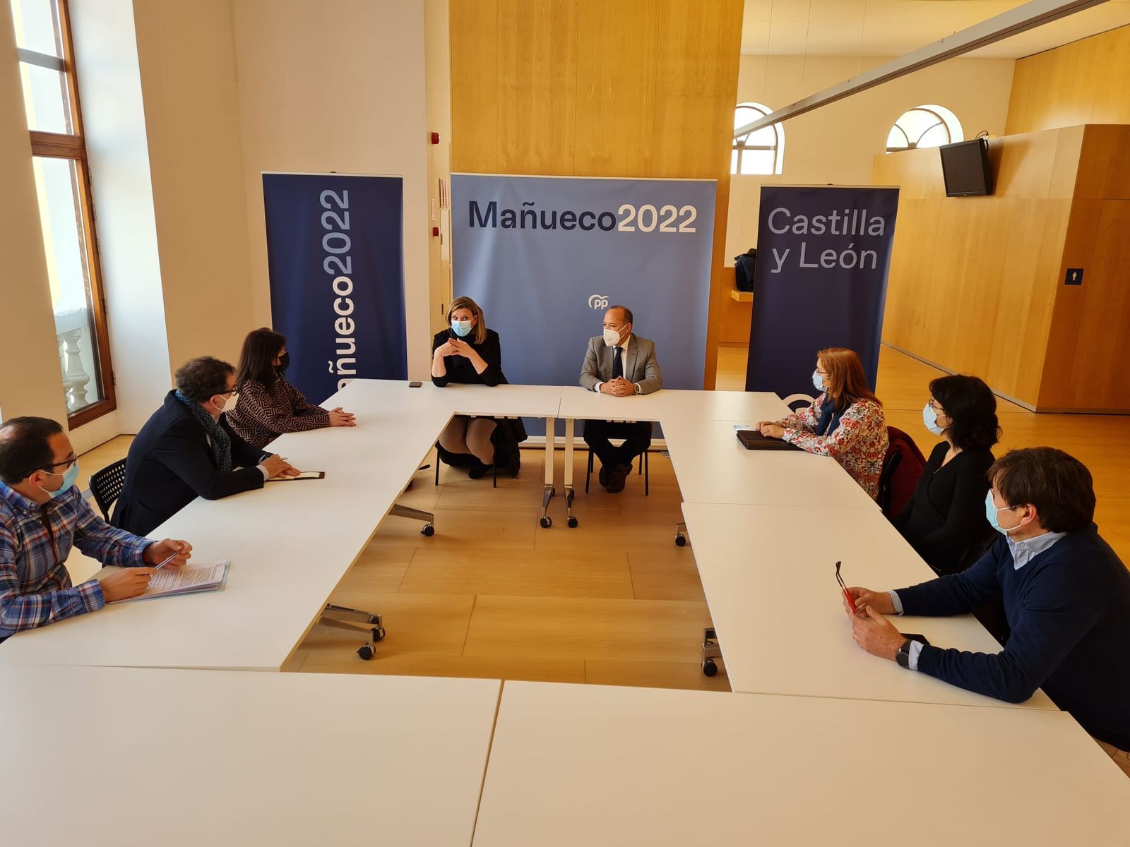 Reunión de los candidatos del PP