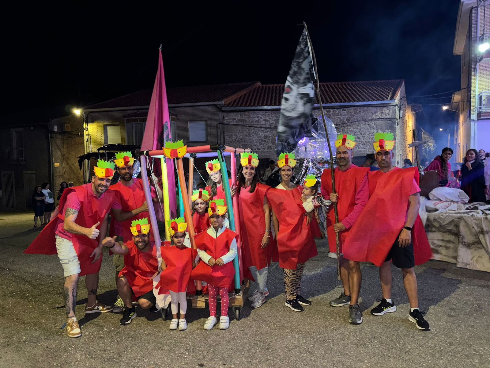 Desfile de peñas en Masueco 2025