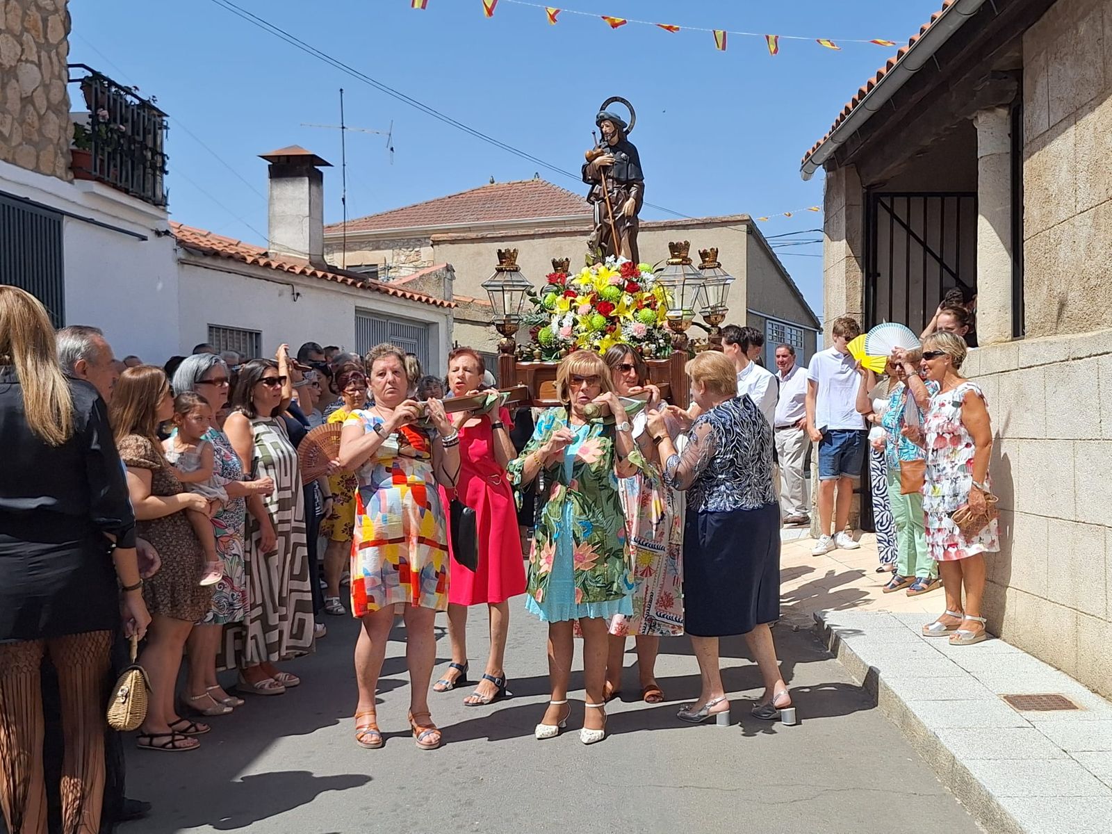 Valdelosa misa y procesión de San Roque