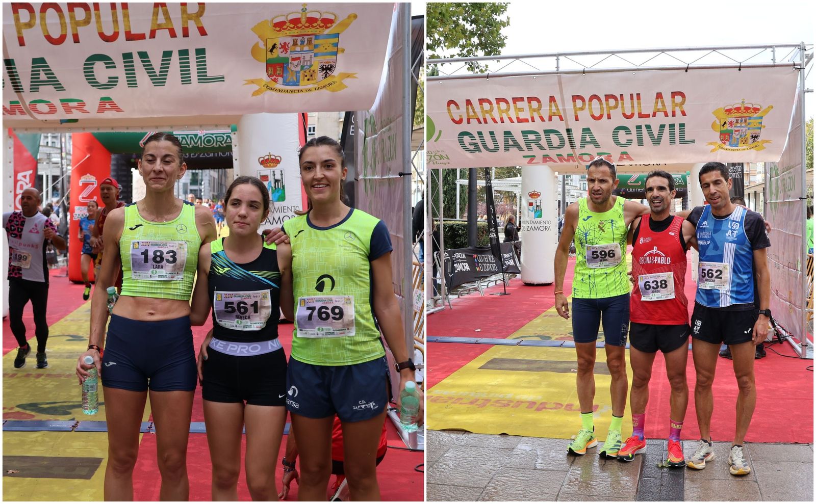 Ganadores XIV Carrera Guardia Civil Zamora