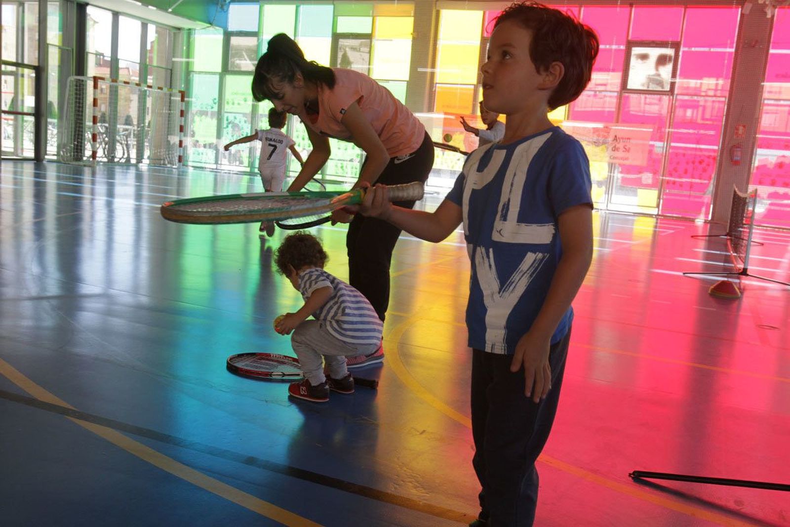 Salamanca celebra una fiesta del Minitenis dirigida a los más pequeños