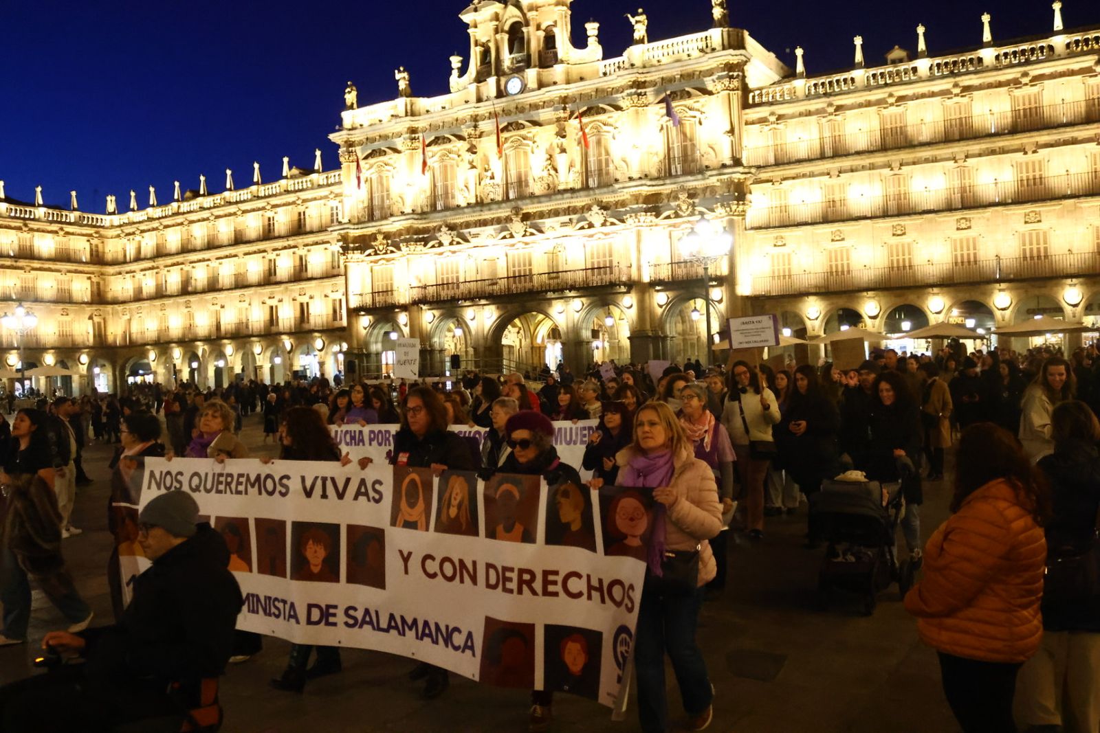 Manifestación por el 8M en Salamanca