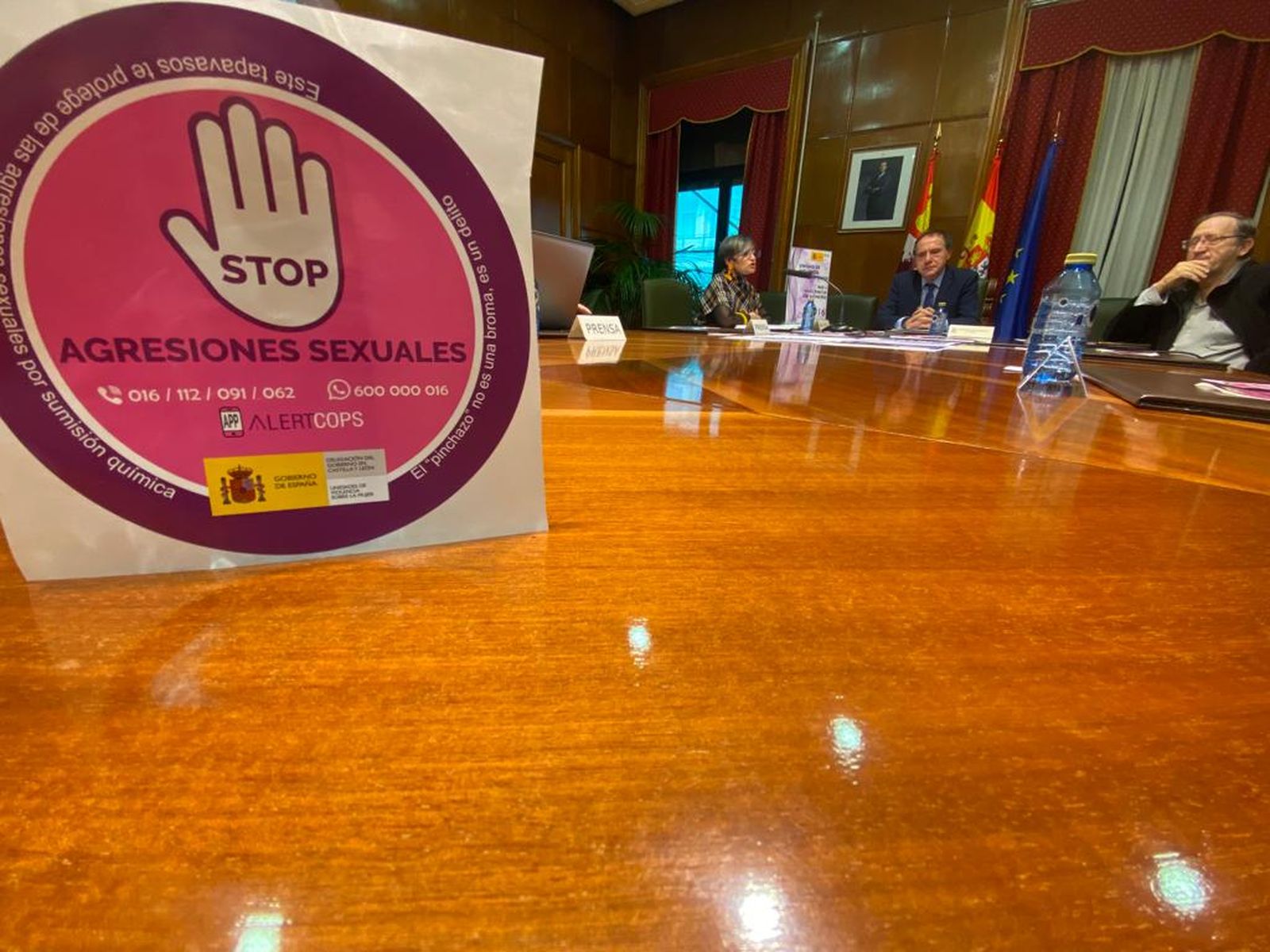 Presentación de la campaña de los tapàvasos frente a las agresiones sexuales en Zamora