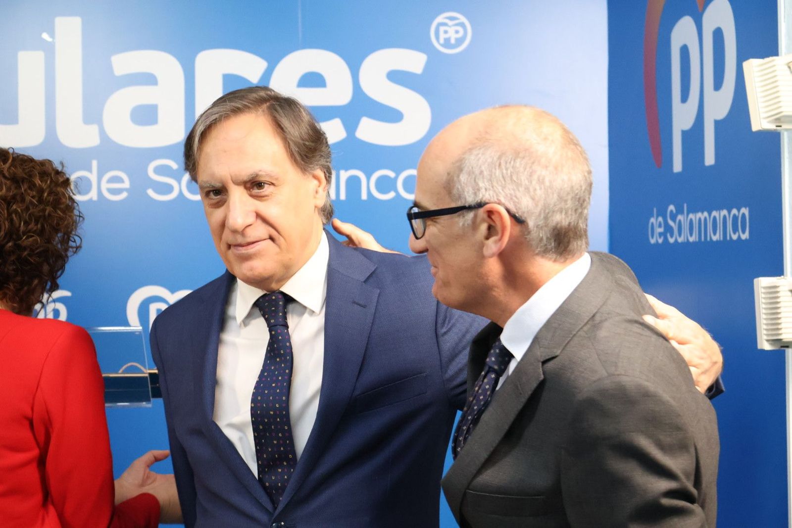 Carlos Garcia Carbayo y Javier Iglesias ofrecen una rueda de prensa tras conocerse el archivo y sobreseimiento de la causa abierta contra el Partido Popular