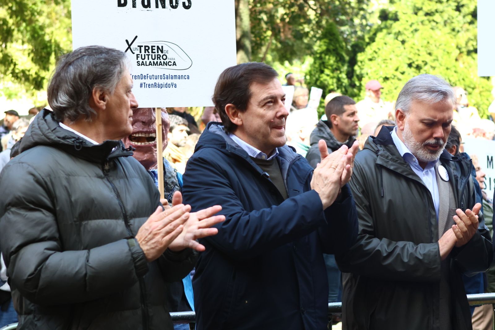 Protesta del 10 de mayo por unas mejores conexiones ferroviarias en Salamanca