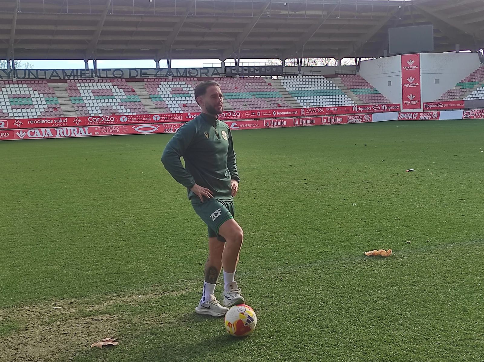Mario Losada como jugador del Zamora CF
