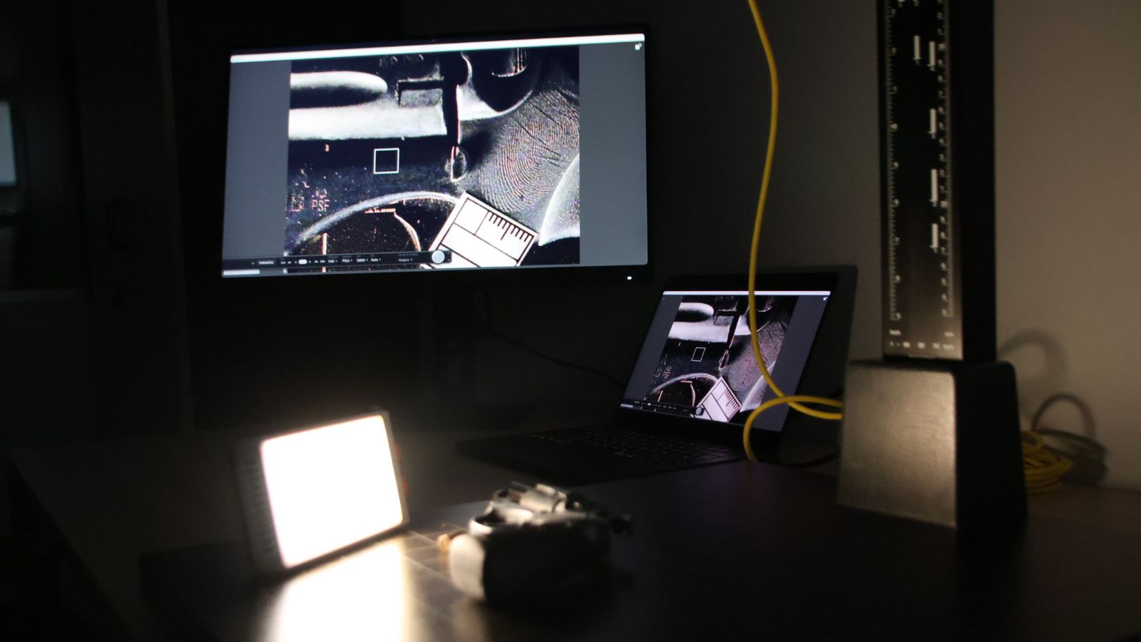 Reportaje con Policía Científica