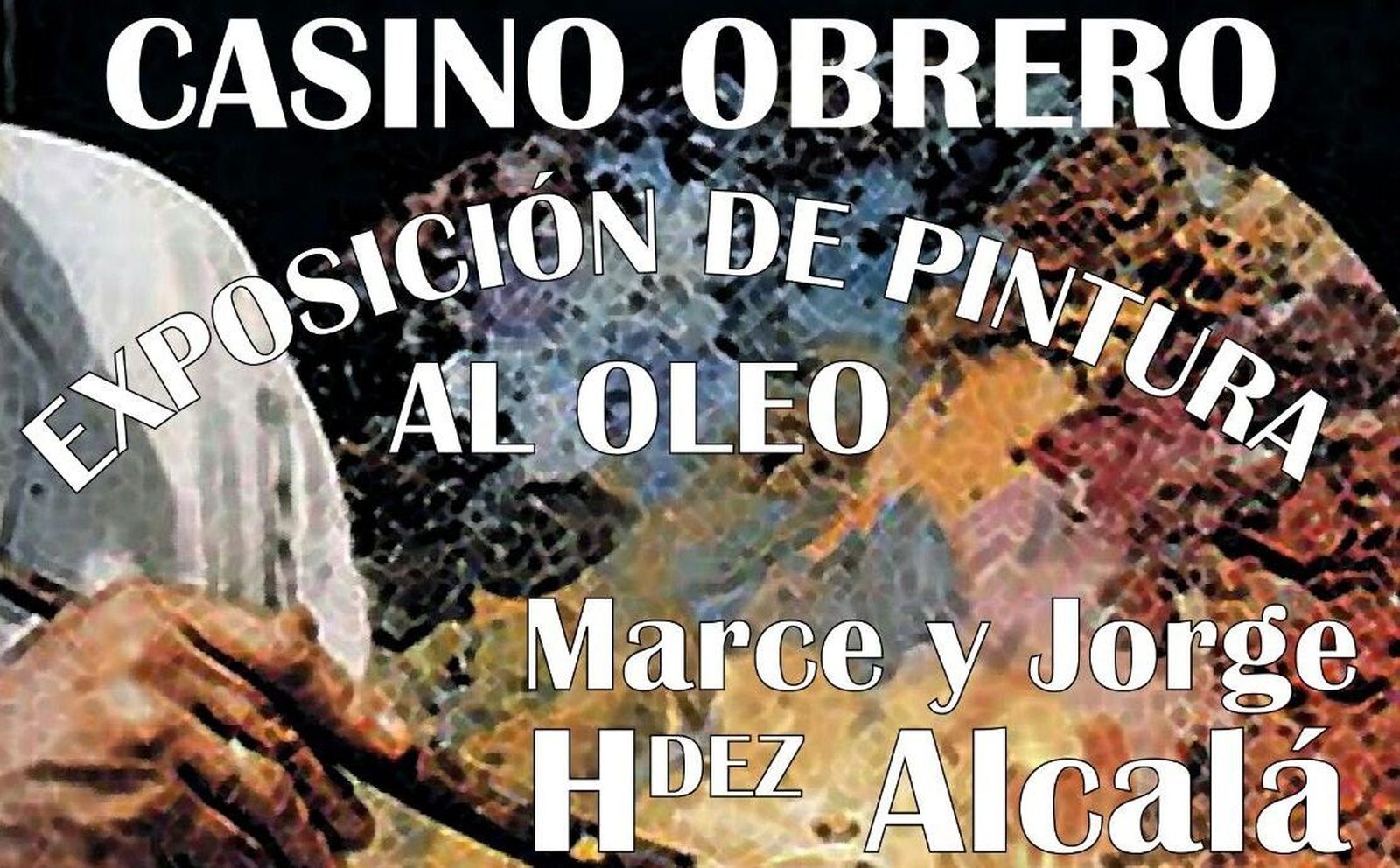 Exposición de pintura al óleo en el Casino Obrero