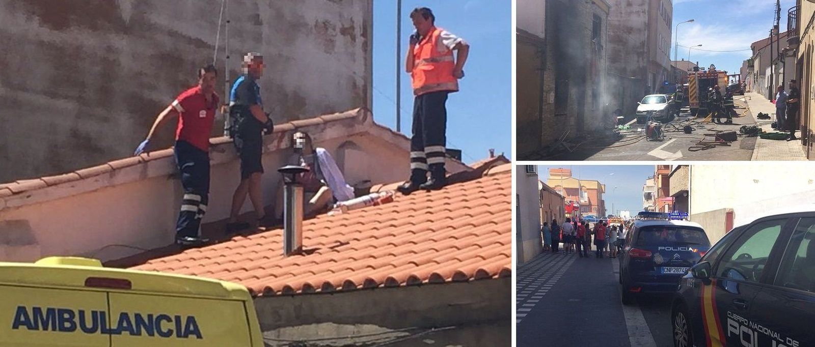 Una joven muerta y otra mujer herida grave en un incendio en una vivienda de Pizarrales