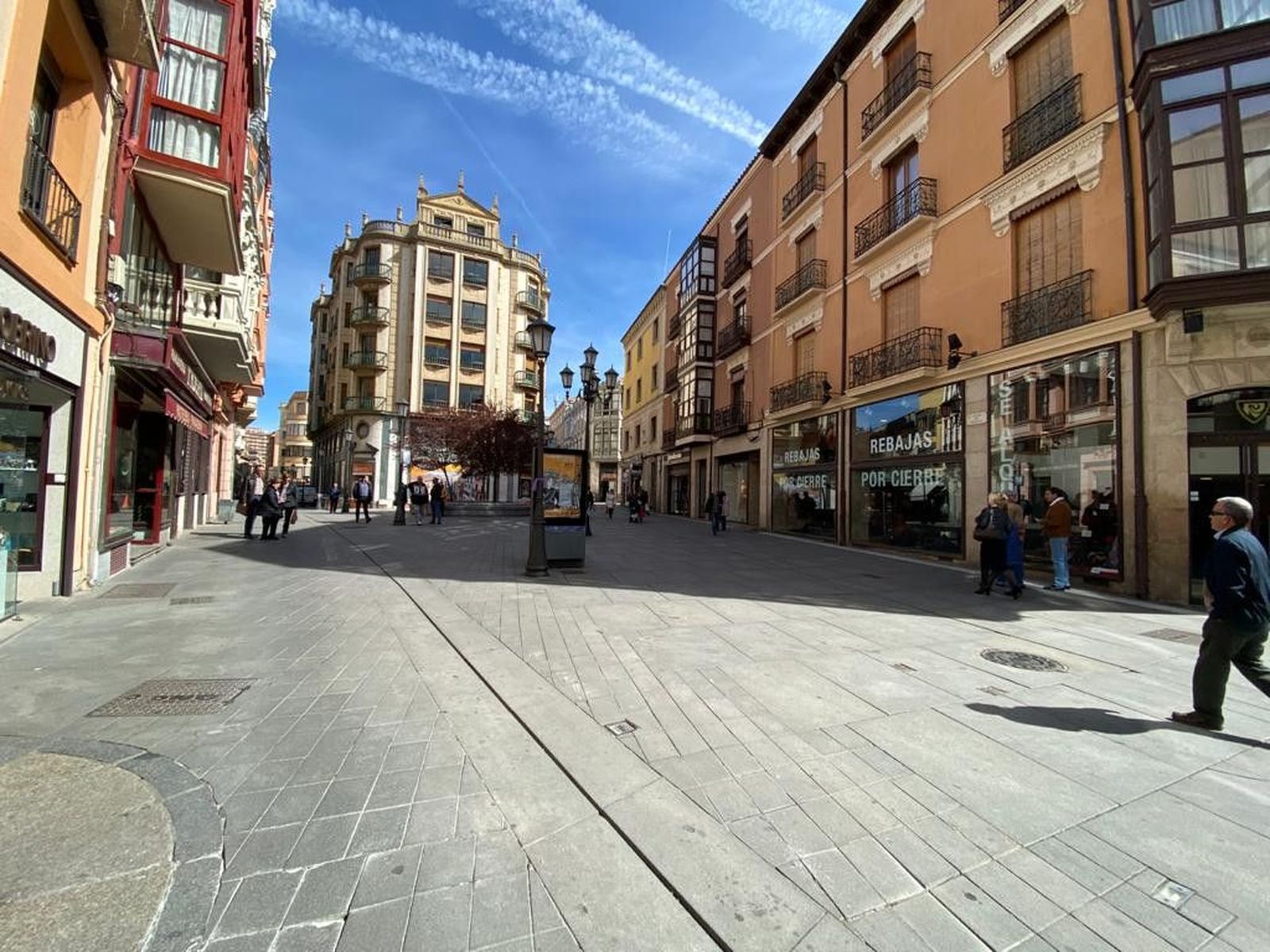 Plaza Sagasta. Archivo.