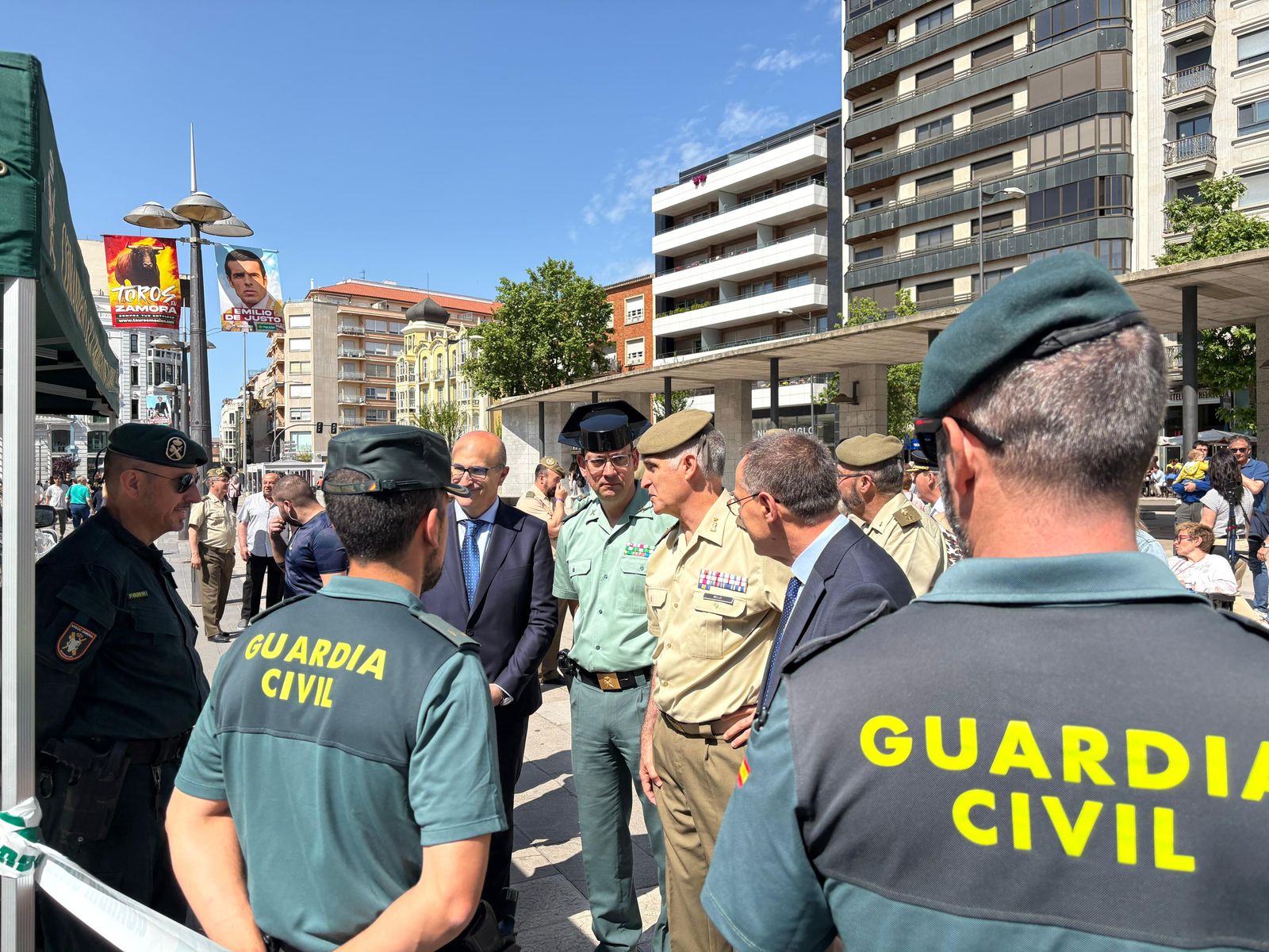 Las Fuerzas Armadas se despliegan en Zamora capital