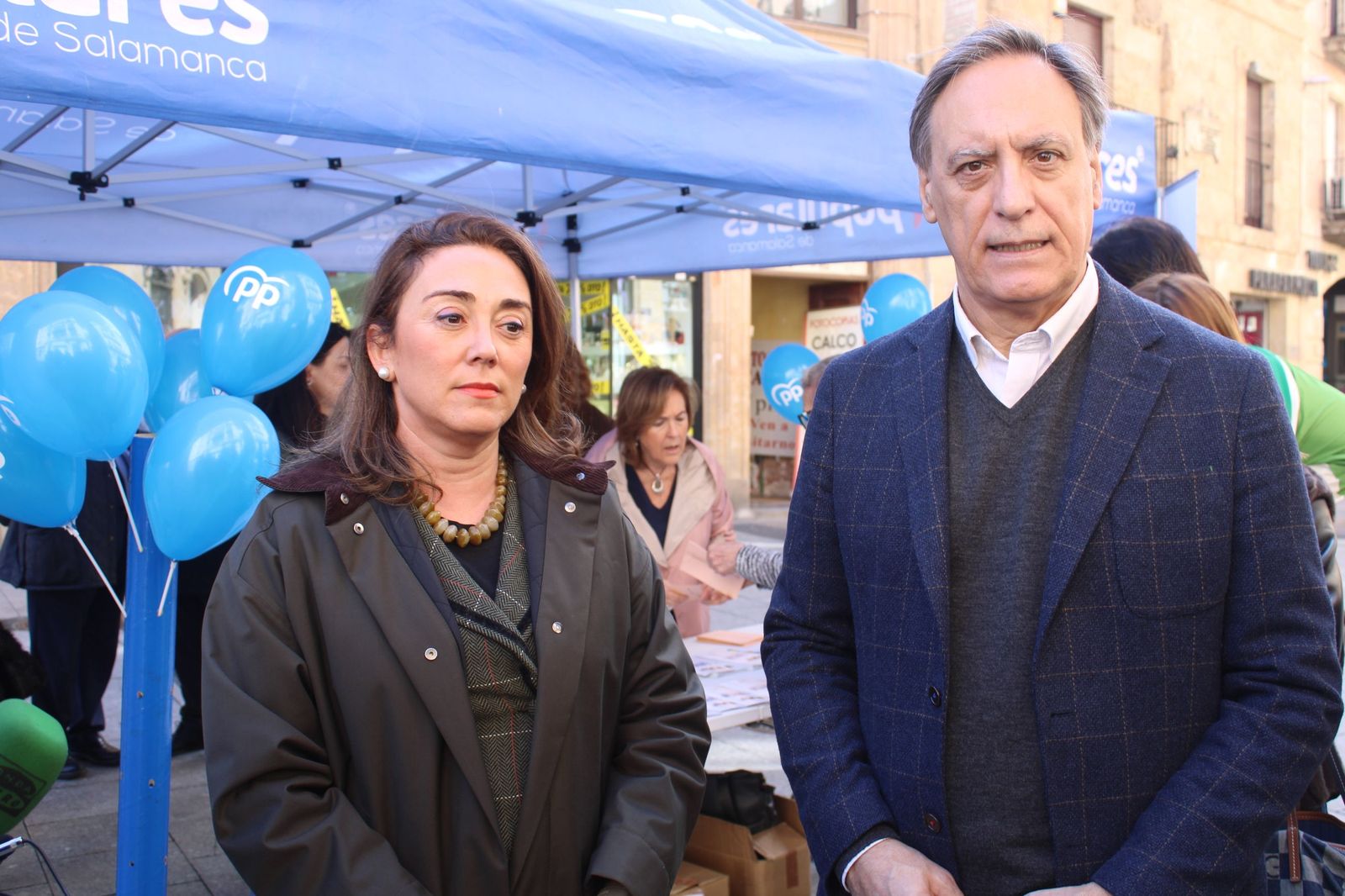 María González Corral y Carlos García Carbayo, campaña electoral