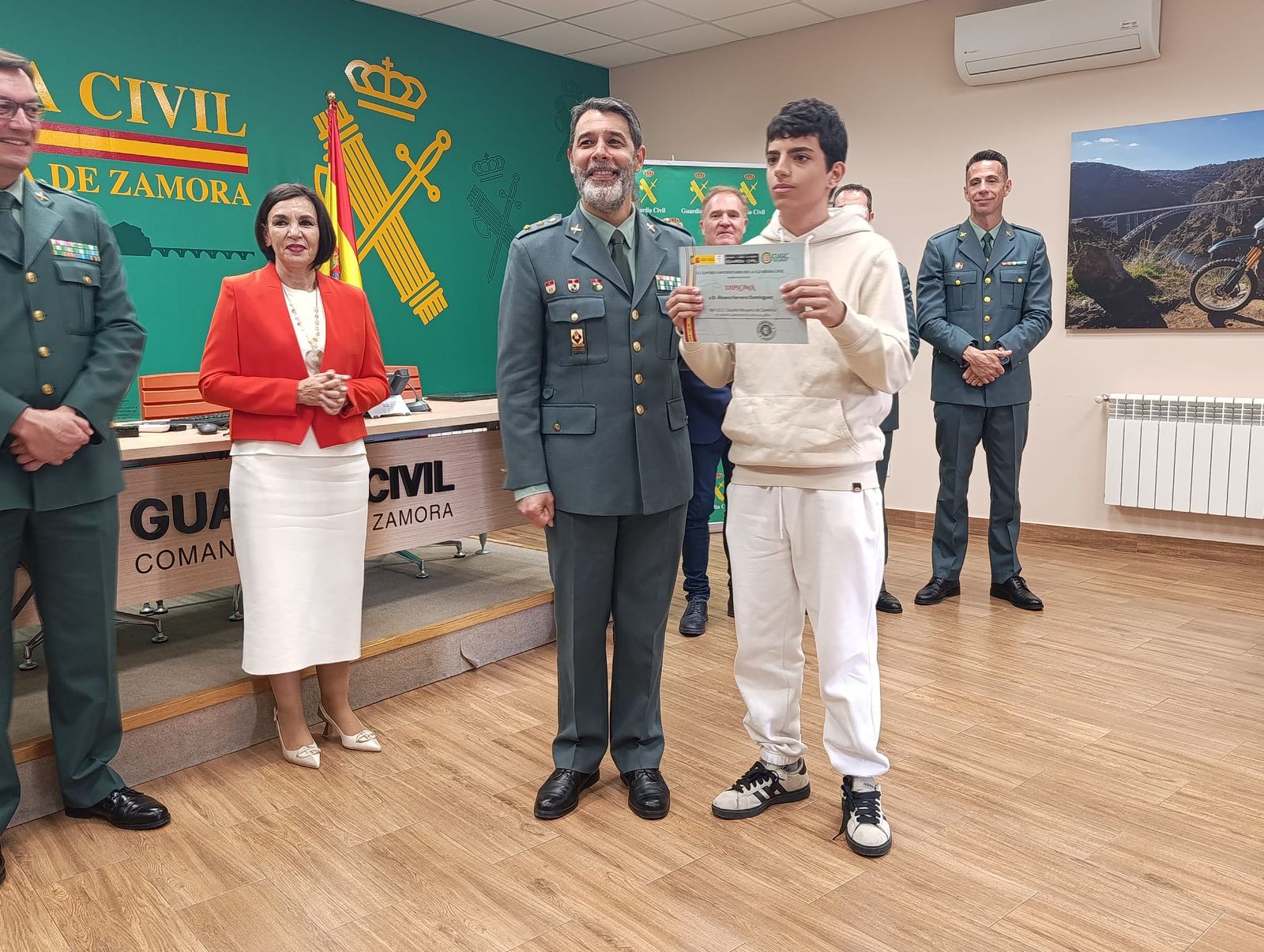 GALERÍA | Entrega de diplomas a los clasificados de Zamora en la Ciberliga de la Guardia Civil