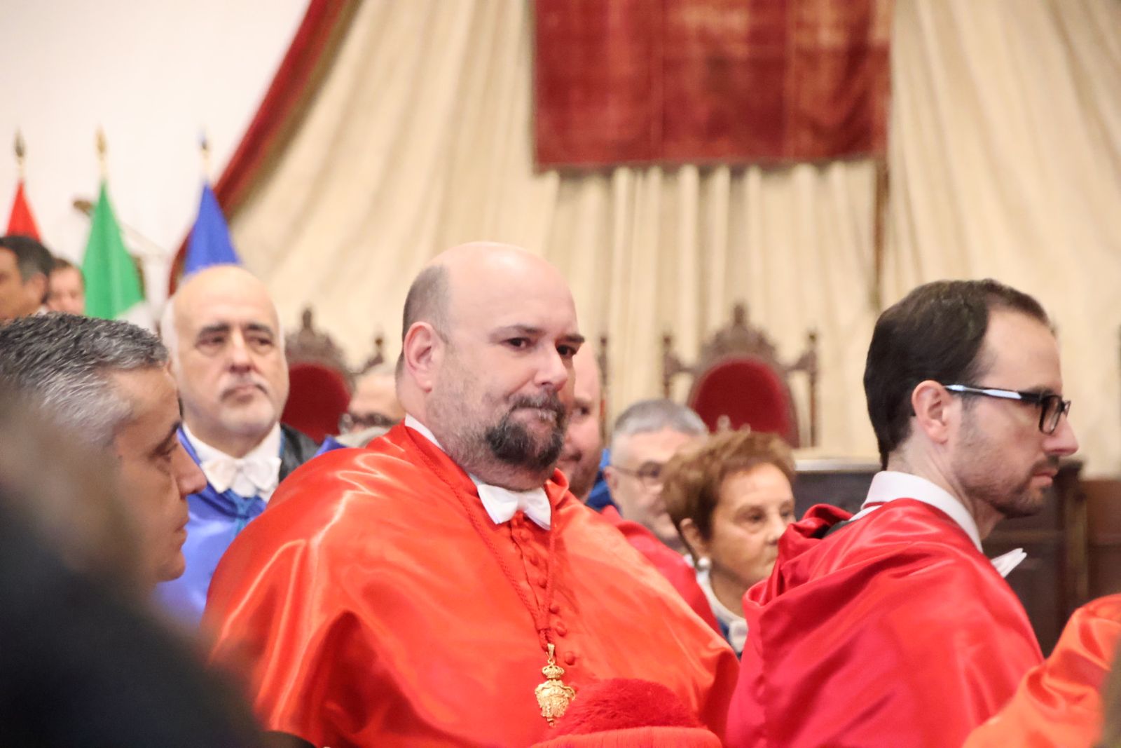 Llegada de S.M el Rey Felipe VI al paraninfo de la Universidad de Salamanca e Investidura de Sergio Mattarella como doctor ‘honoris causa’ de la USAL