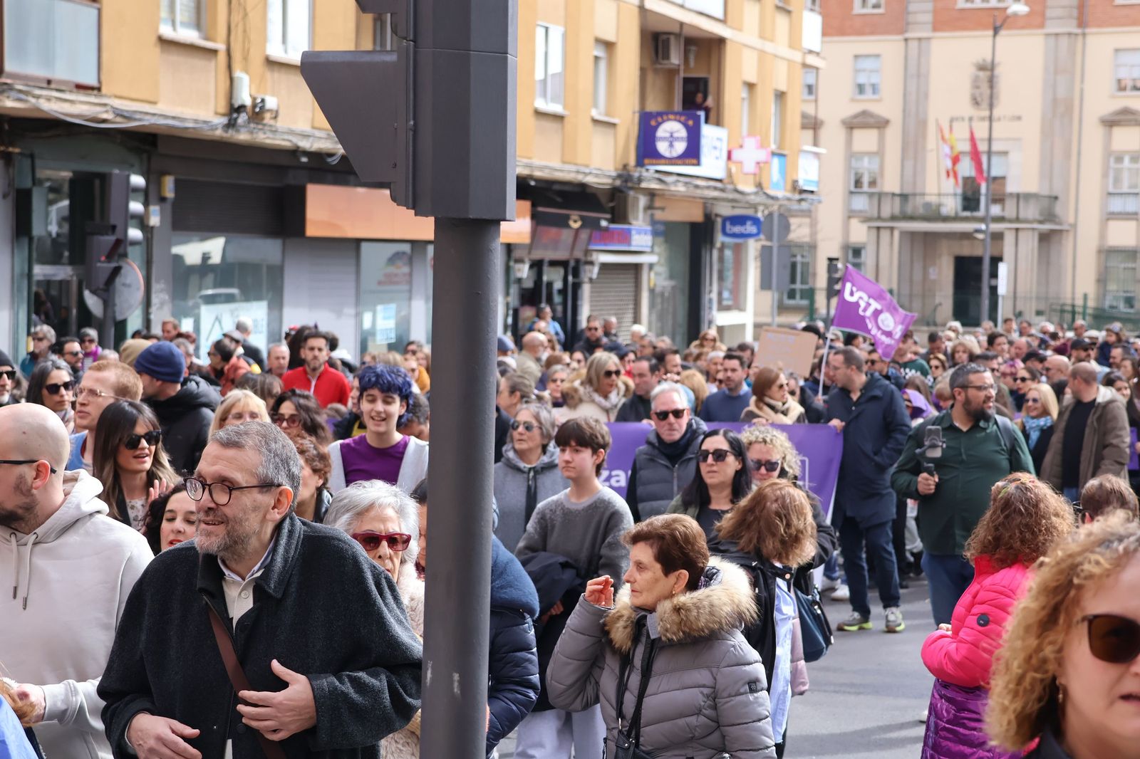 GALERÍA | La manifestación del 8M por las calles de Zamora, en imágenes