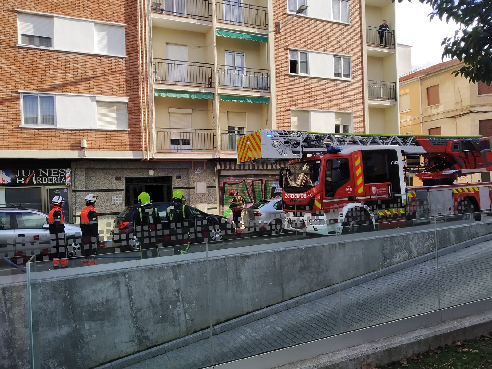 Incendio en una vivienda del parque de Garrido