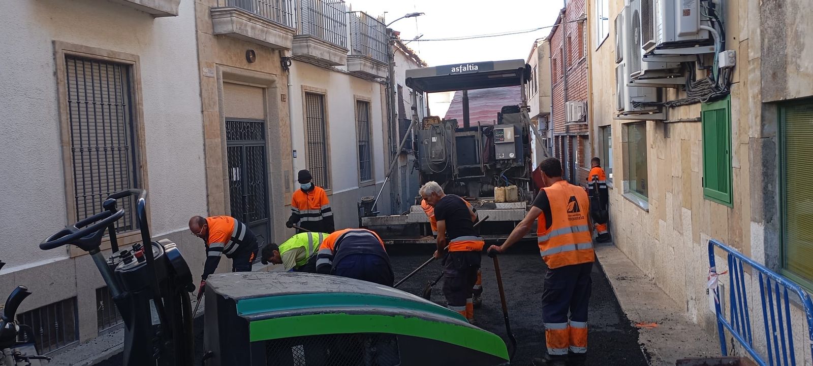 Alba obras calle Aire