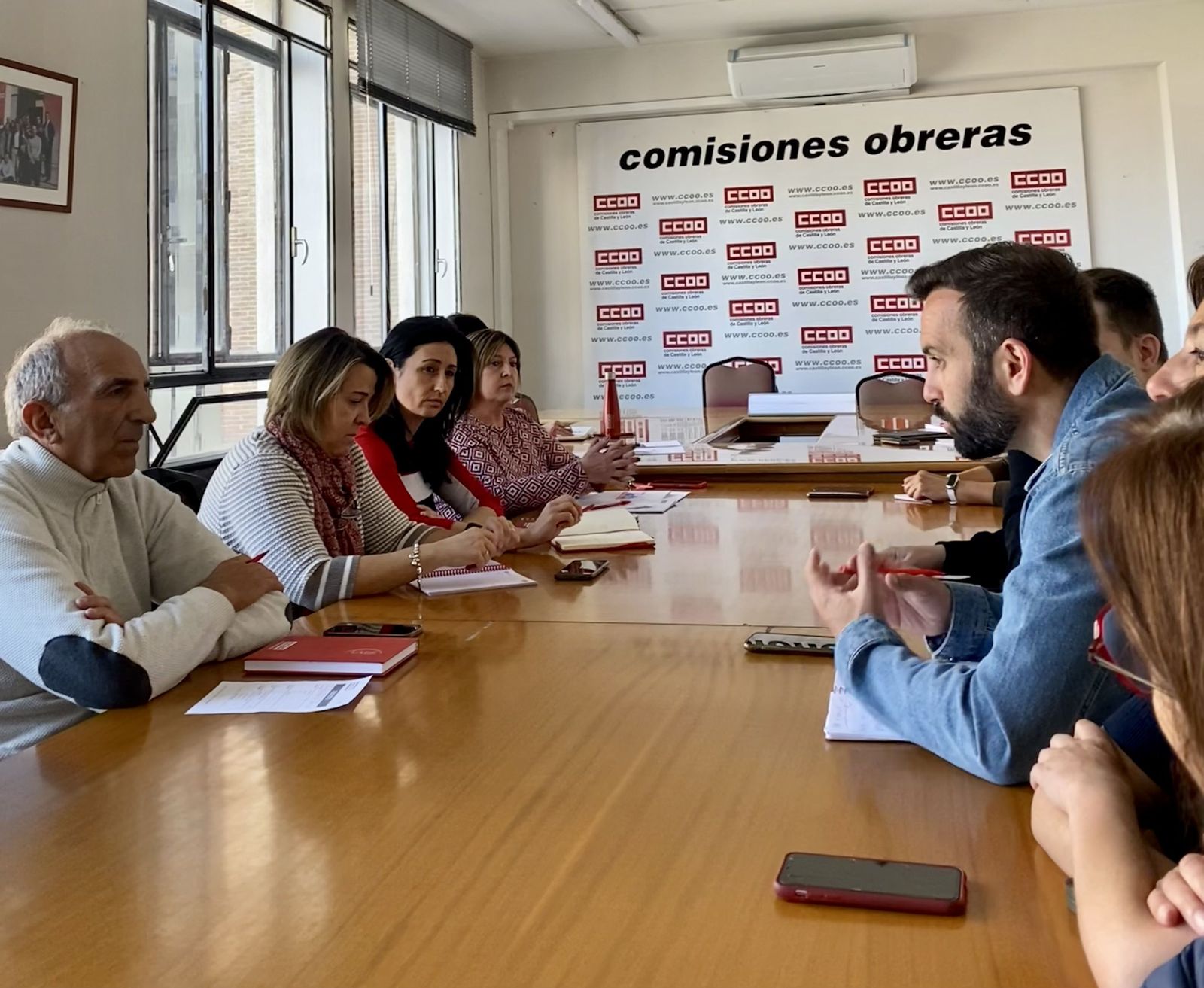 Reunión de CCOO con el PSOE