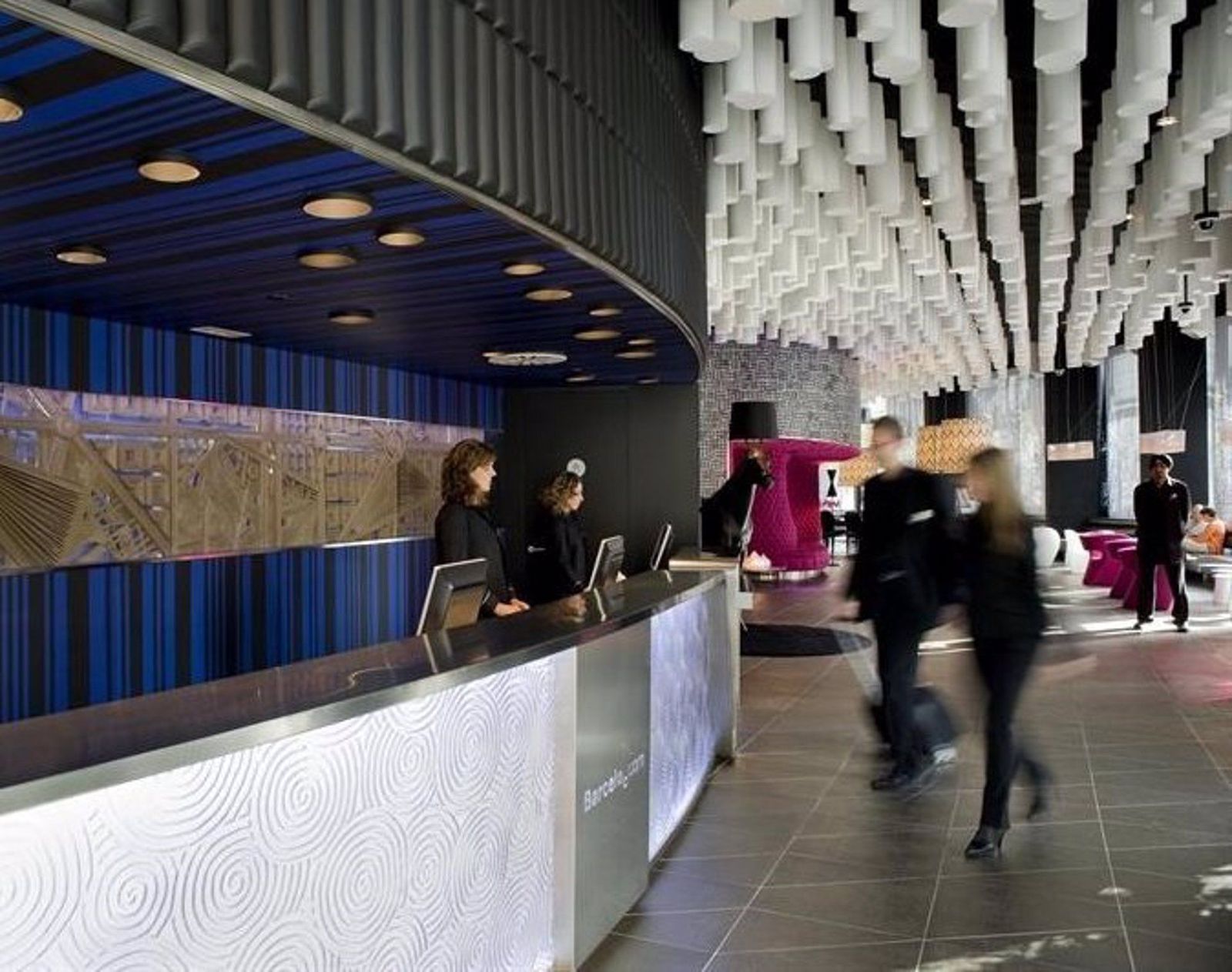 Recepción de un hotel