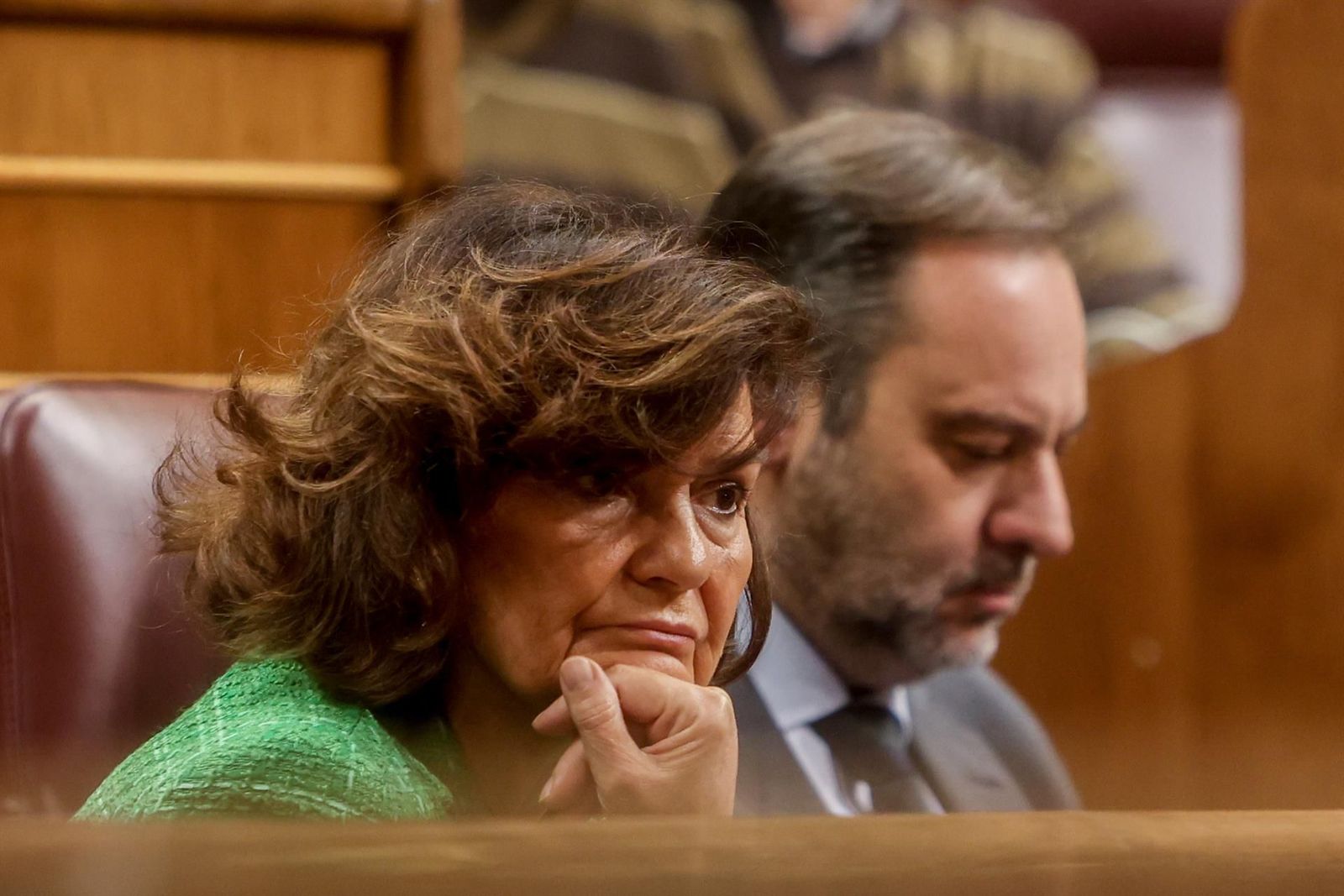 La presidenta de la Comisión de Igualdad en el Congreso de los Diputados y exvicepresidenta del Gobierno, Carmen Calvo   Ricardo Rubio   Europa Press