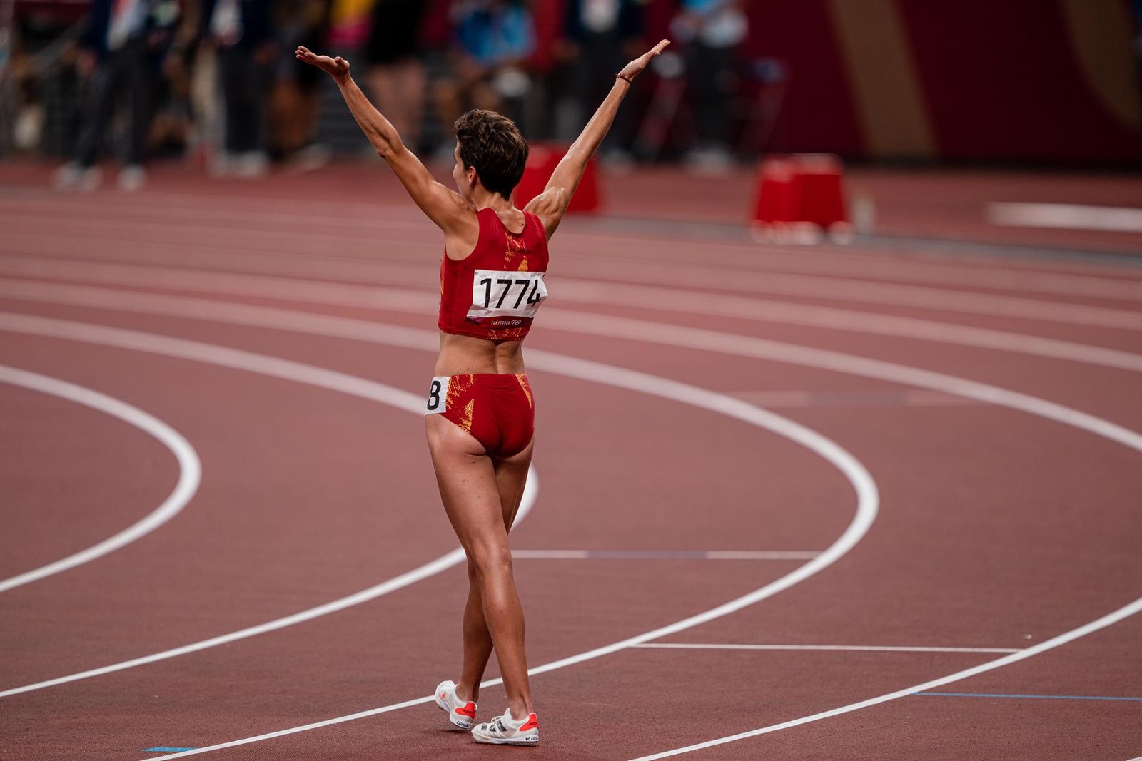 Marta Pérez, del Equipo Español, en la final de 1500m lisos de atletismo durante los JJOO 2020   Sergio Mateo   Europa Press  SPORTMEDIA   Archivo
