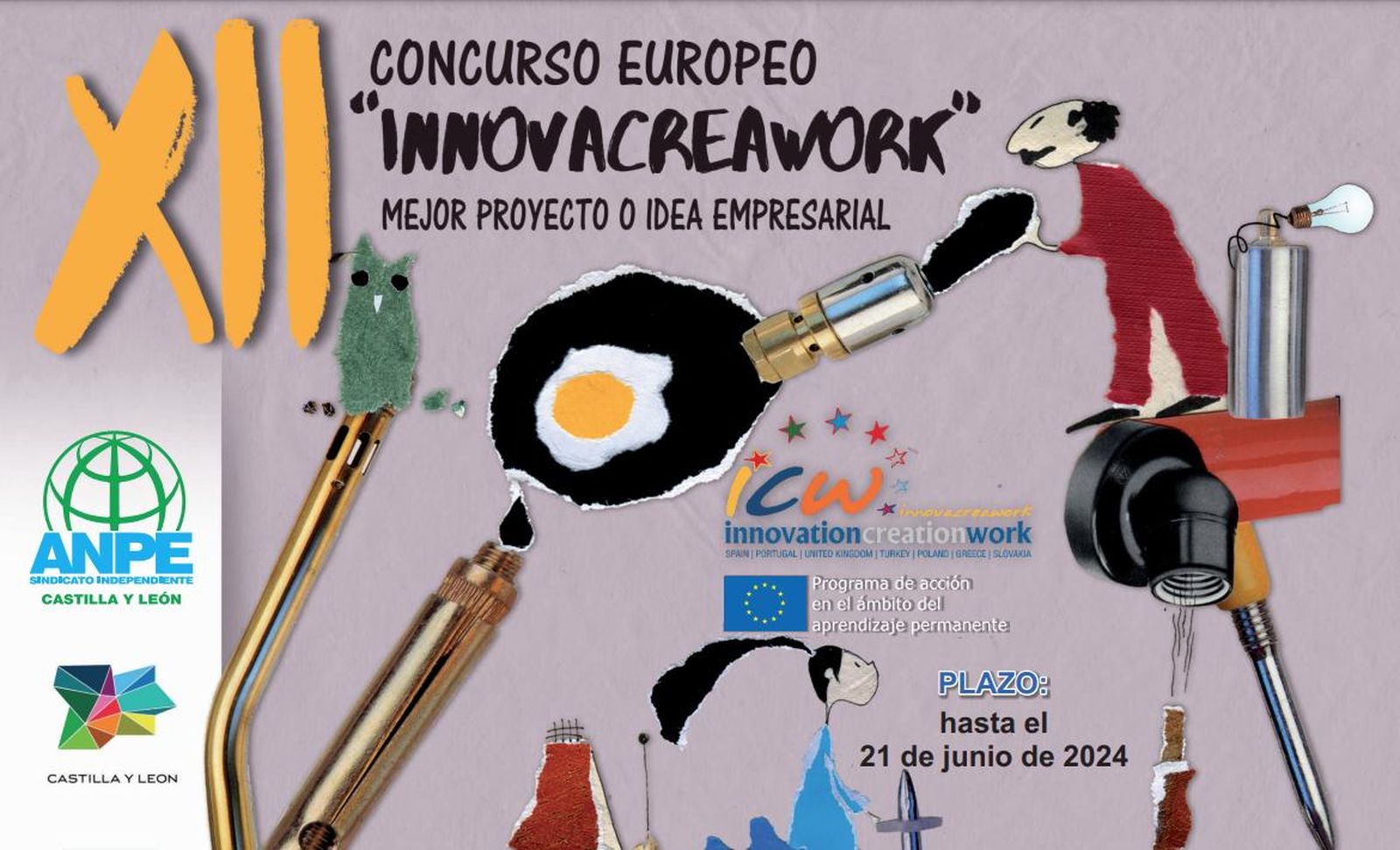 Cartel del Concurso Innovacreawork de ANPE