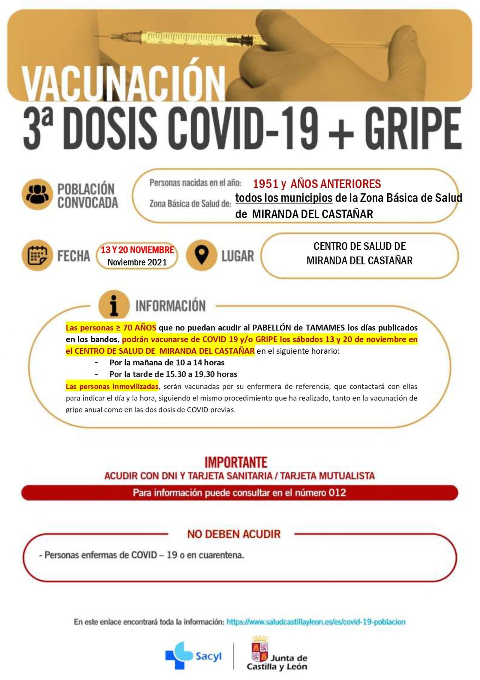 MIRANDA DEL CASTAÑAR VACUNACIÓN GRIPE + COVID 19 ≥ 70 AÑOS 13 y 20 NOVIEMBRE 2021 page 0001