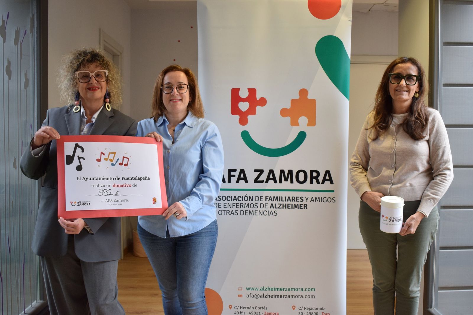 Imagen de la entrega del premio