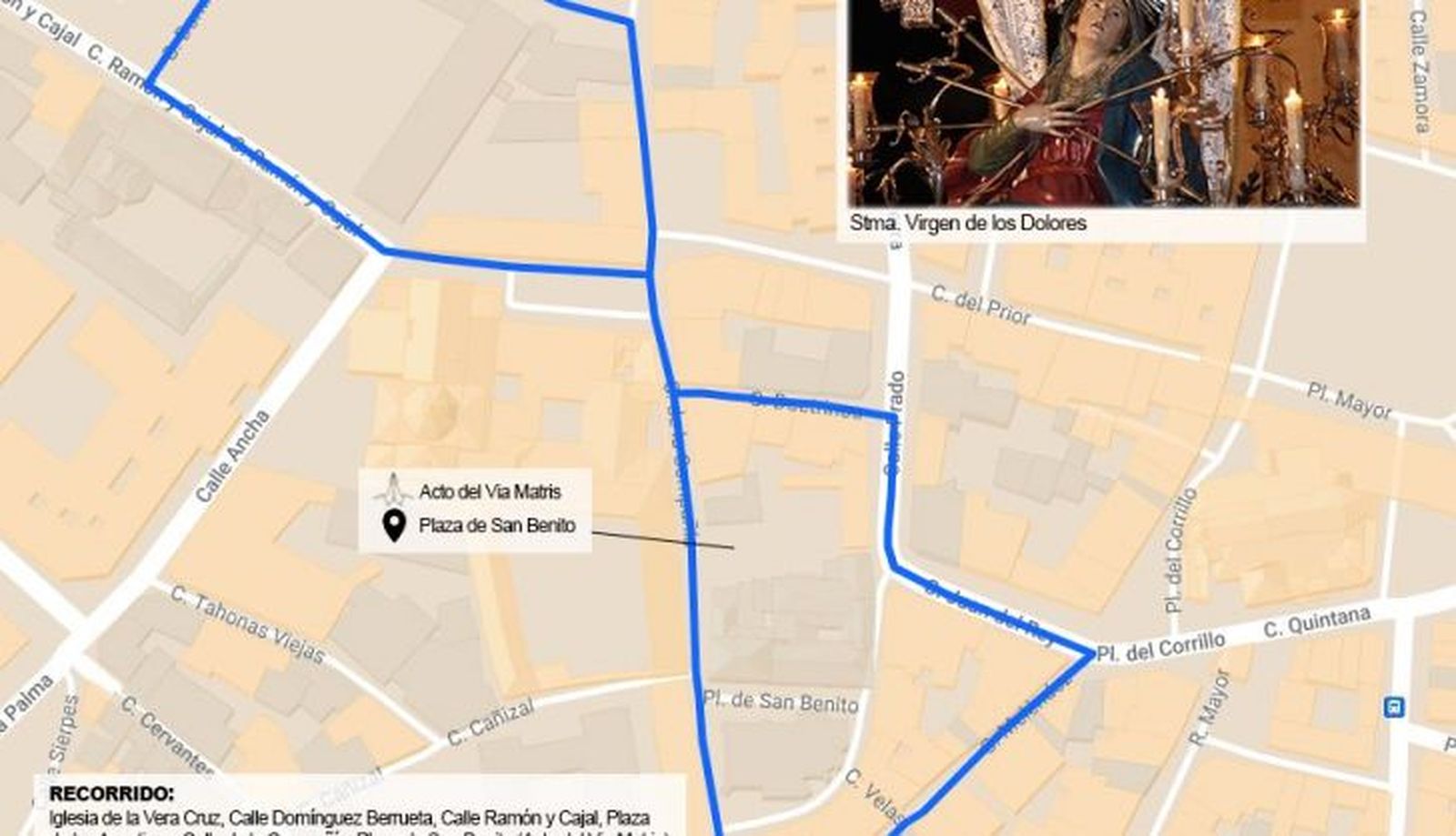 Recorrido Vía Matris 2025