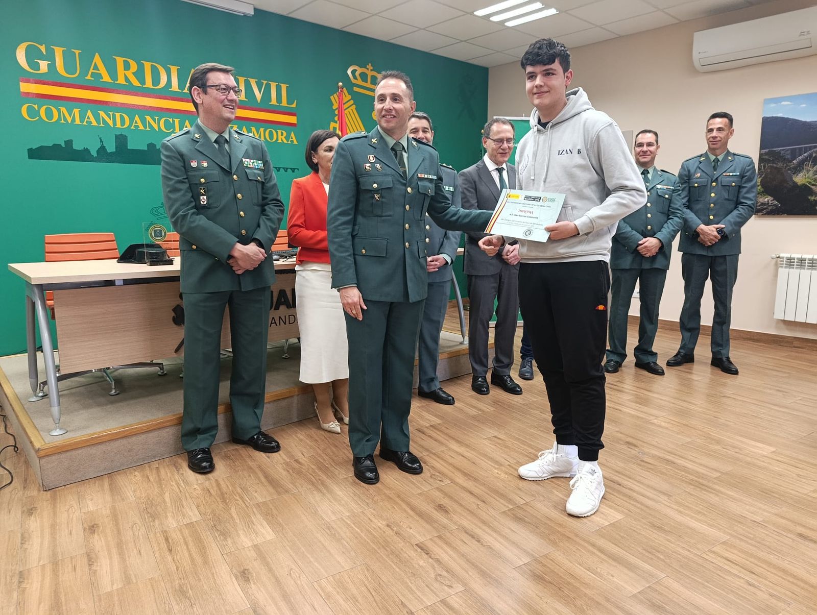 GALERÍA | Entrega de diplomas a los clasificados de Zamora en la Ciberliga de la Guardia Civil
