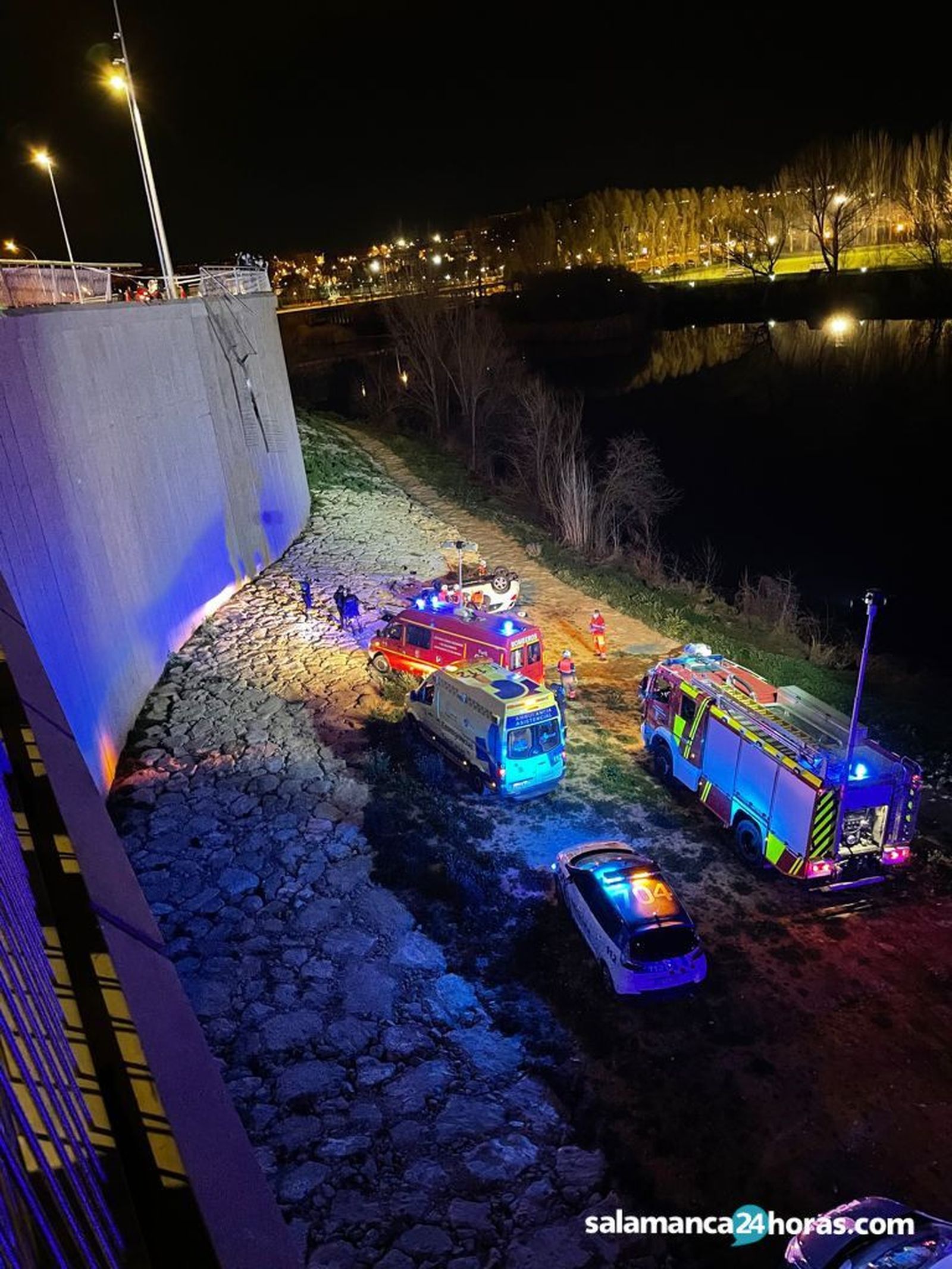 Grave accidente en el paseo de San Vicente