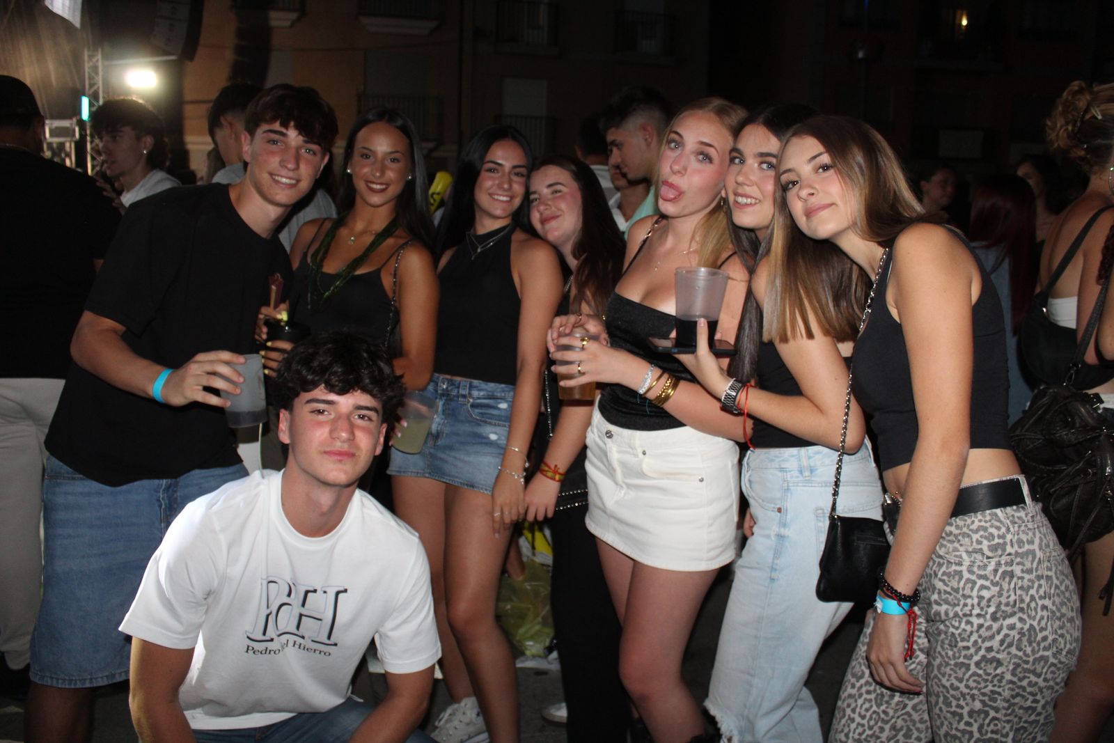 Salamanca de noche, sábado 16 de agosto