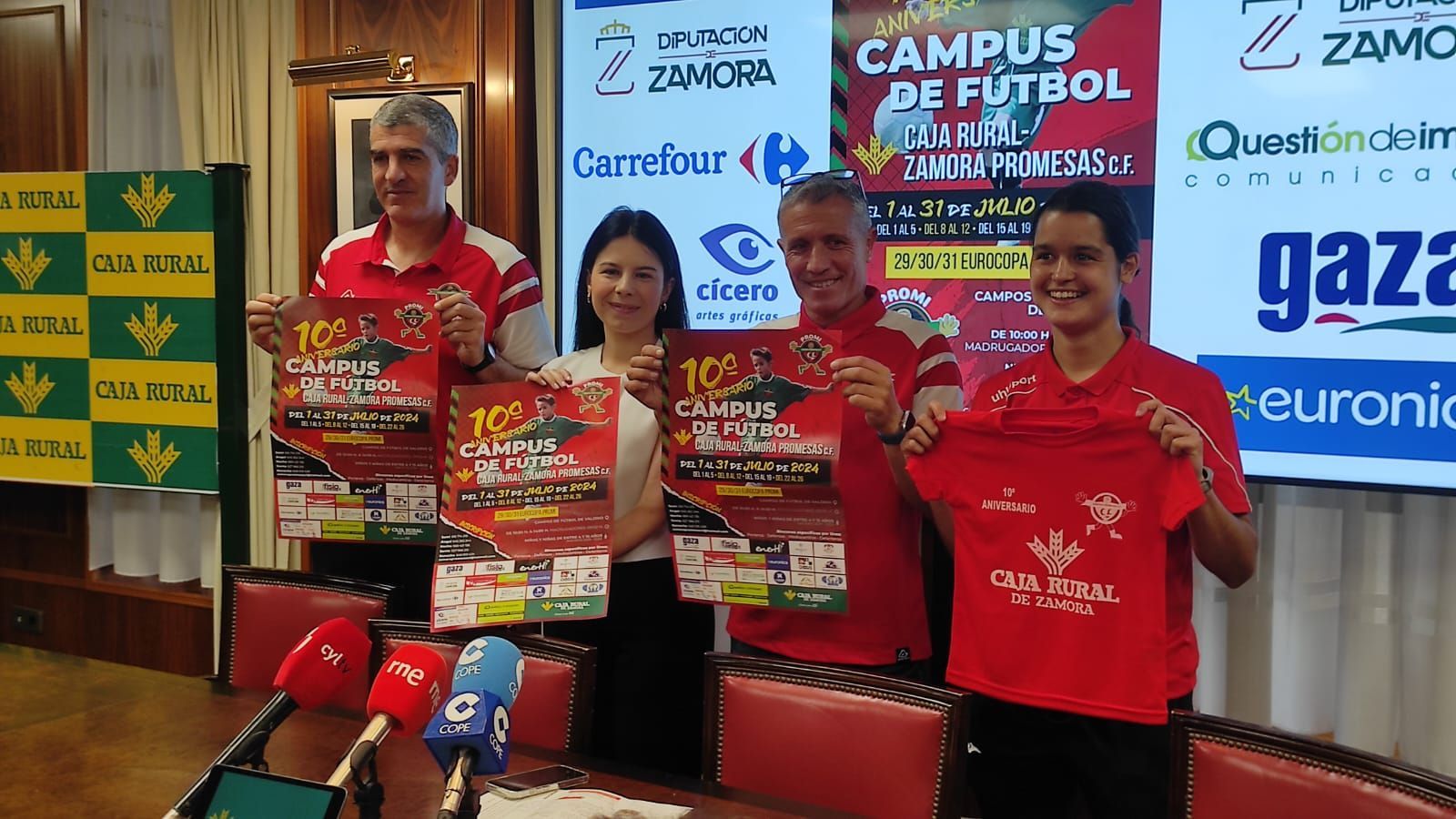 El Campus de Fútbol Zamora Promesas celebra su décimo aniversario