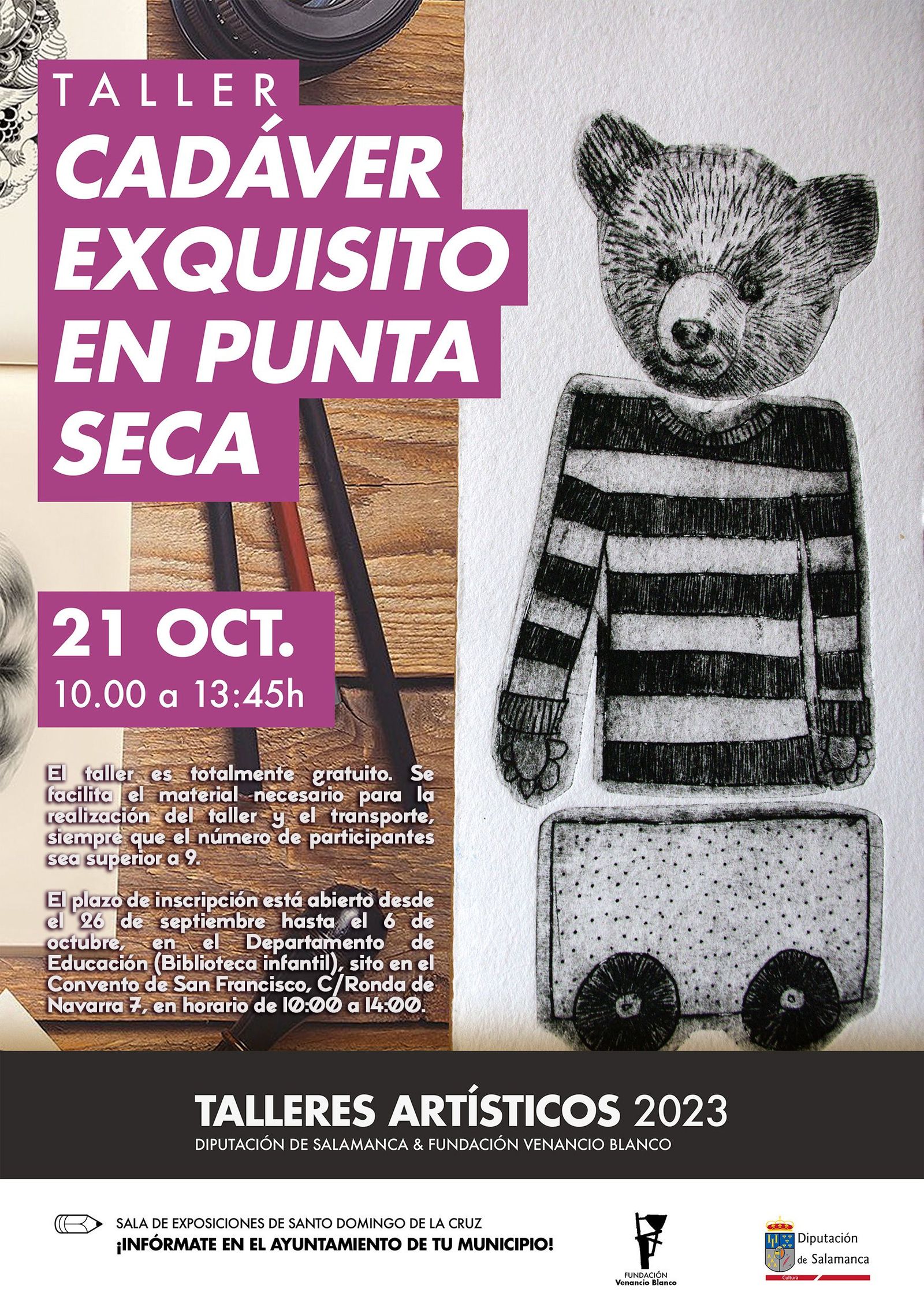 CARTEL TALLERES ARTÍSTICOS  Béjar