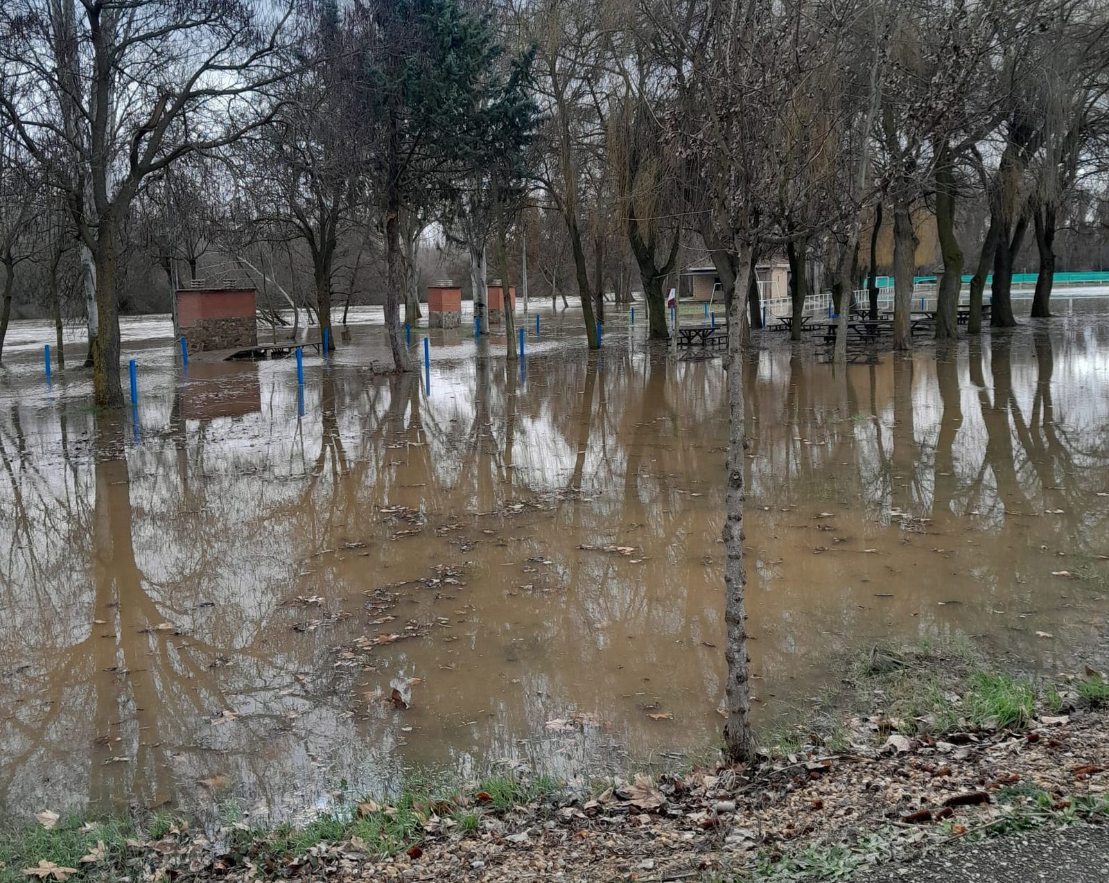 Río Órbigo a su paso por la provincia de Zamora
