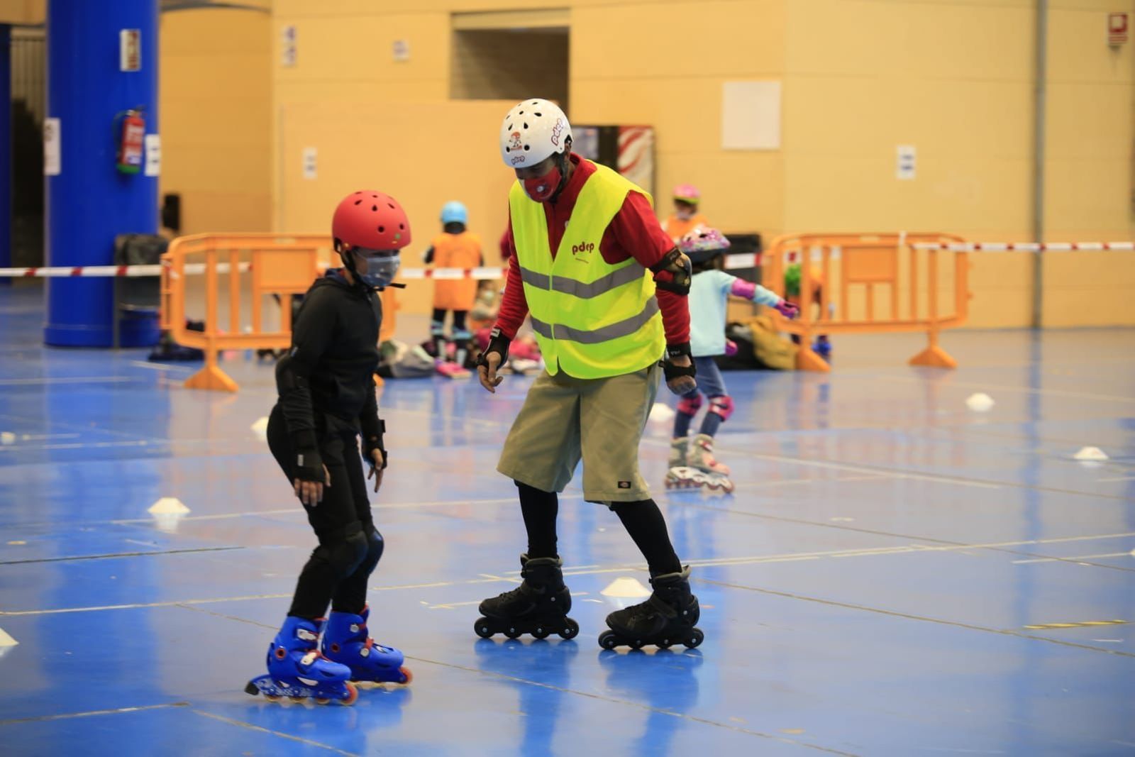 Jornadas de patinaje escolar.