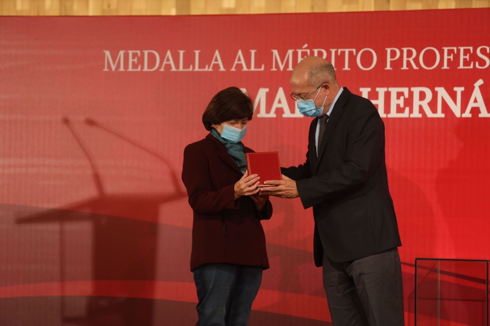 Entrega de la Medalla al Mérito Profesional a la cooperante María Hernández Matas