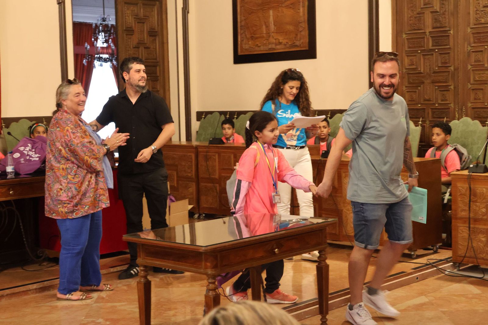 Llegada de los niños Saharauis y encuentro con las familias de acogida