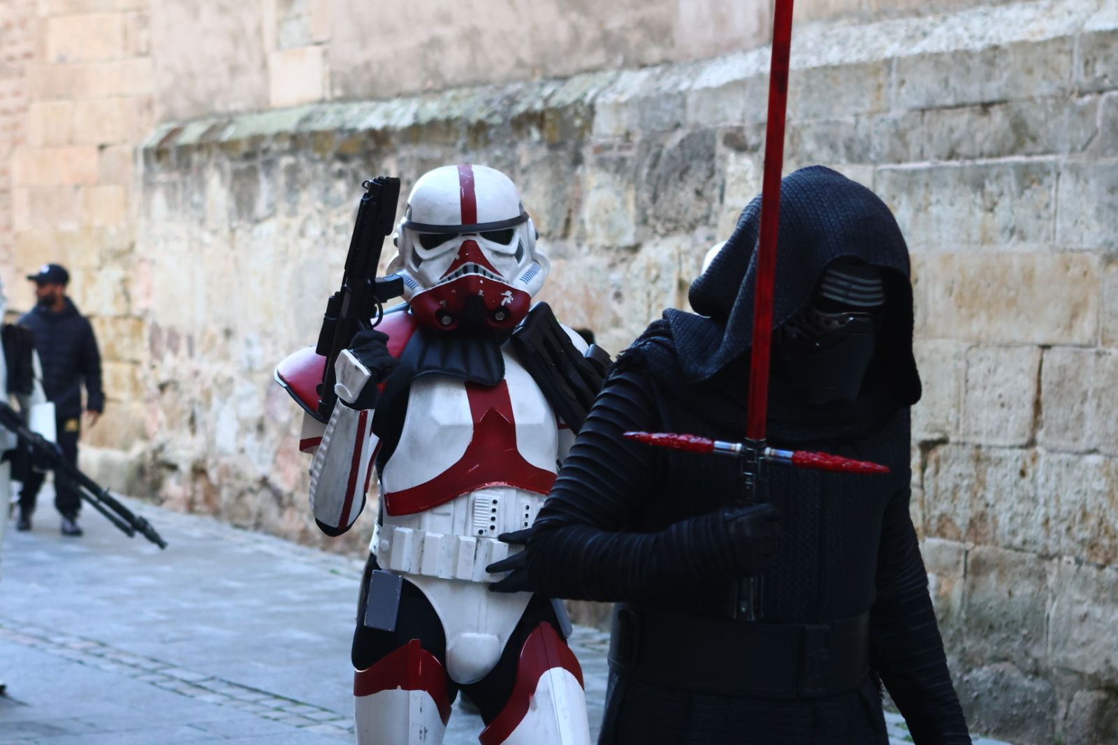 Desfile de Star Wars por el centro de Salamanca