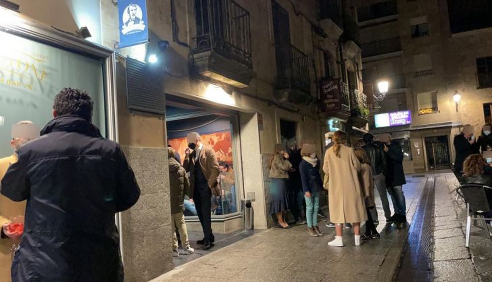 La terraza del establecimiento, este sábado por la tarde.