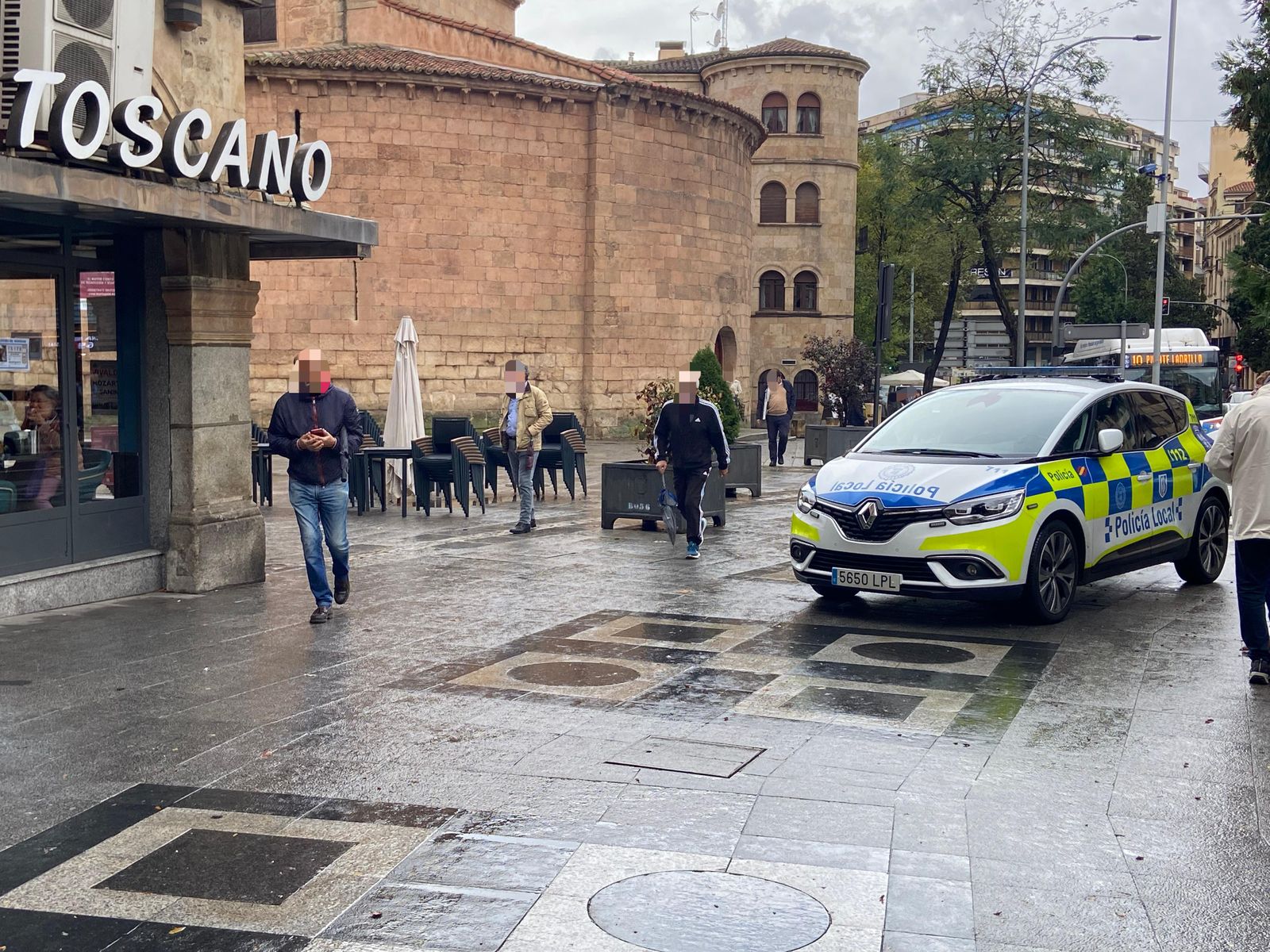 Policía Local en el Toscano. Archivo.