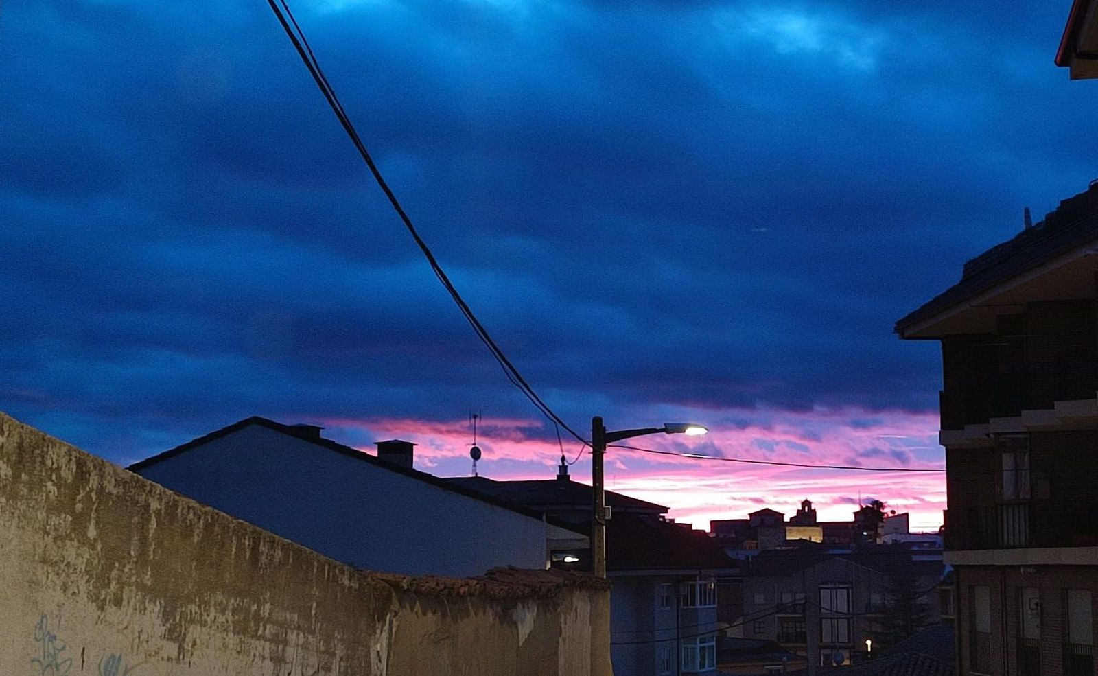 Cielo en Zamora. Nubes. Amanecer