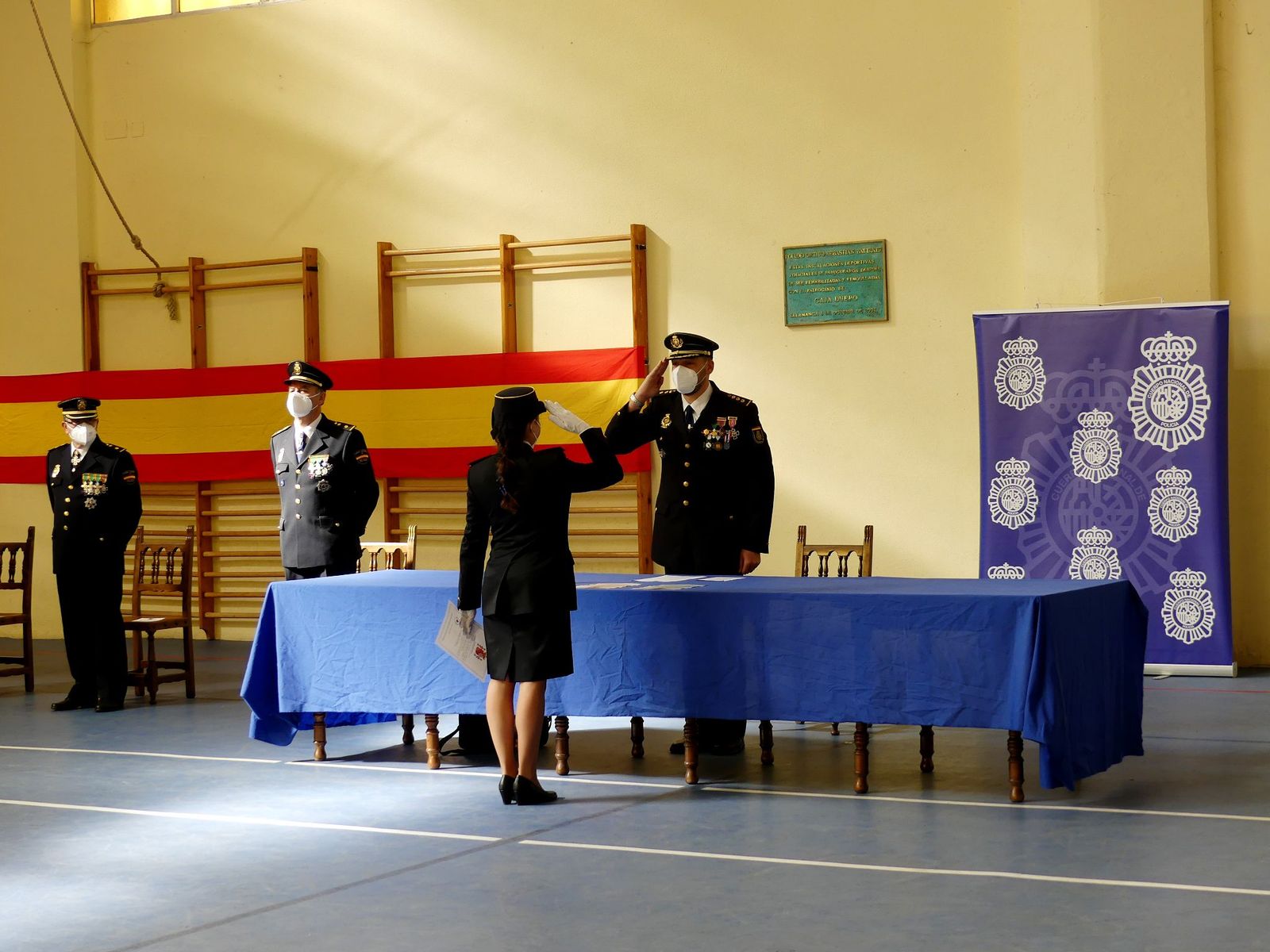 Acto de jura de la XXXII promoción de la Escala Ejecutiva en Salamanca