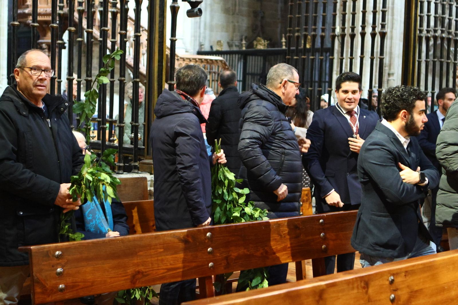 Bendición de palmas con motivo del Domingo de Ramos