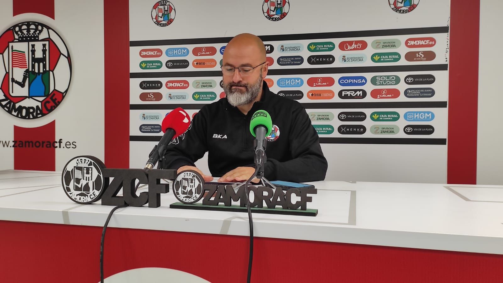 David Movilla, entrenador del Zamora CF.